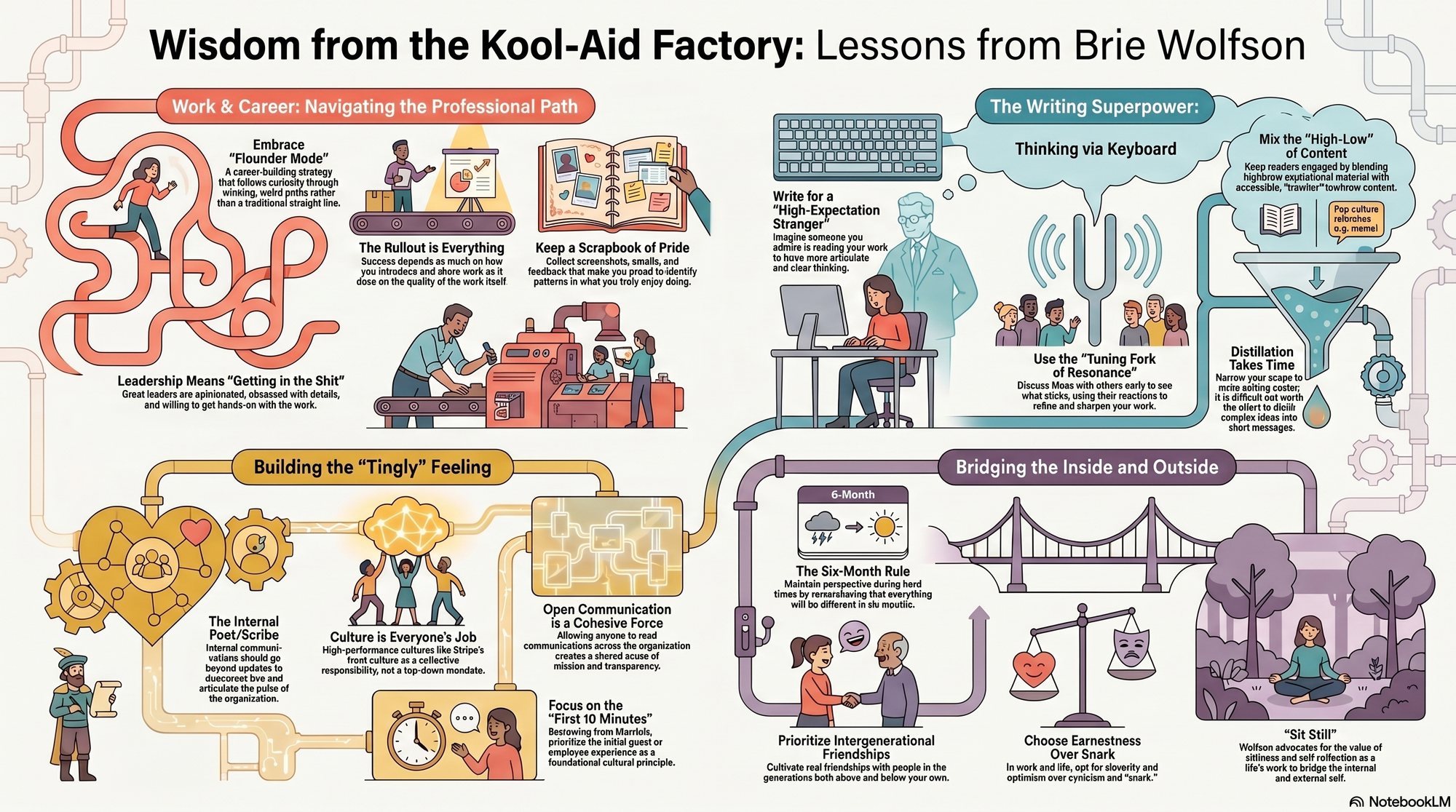 Infographic for "Lessons from Brie Wolfson".