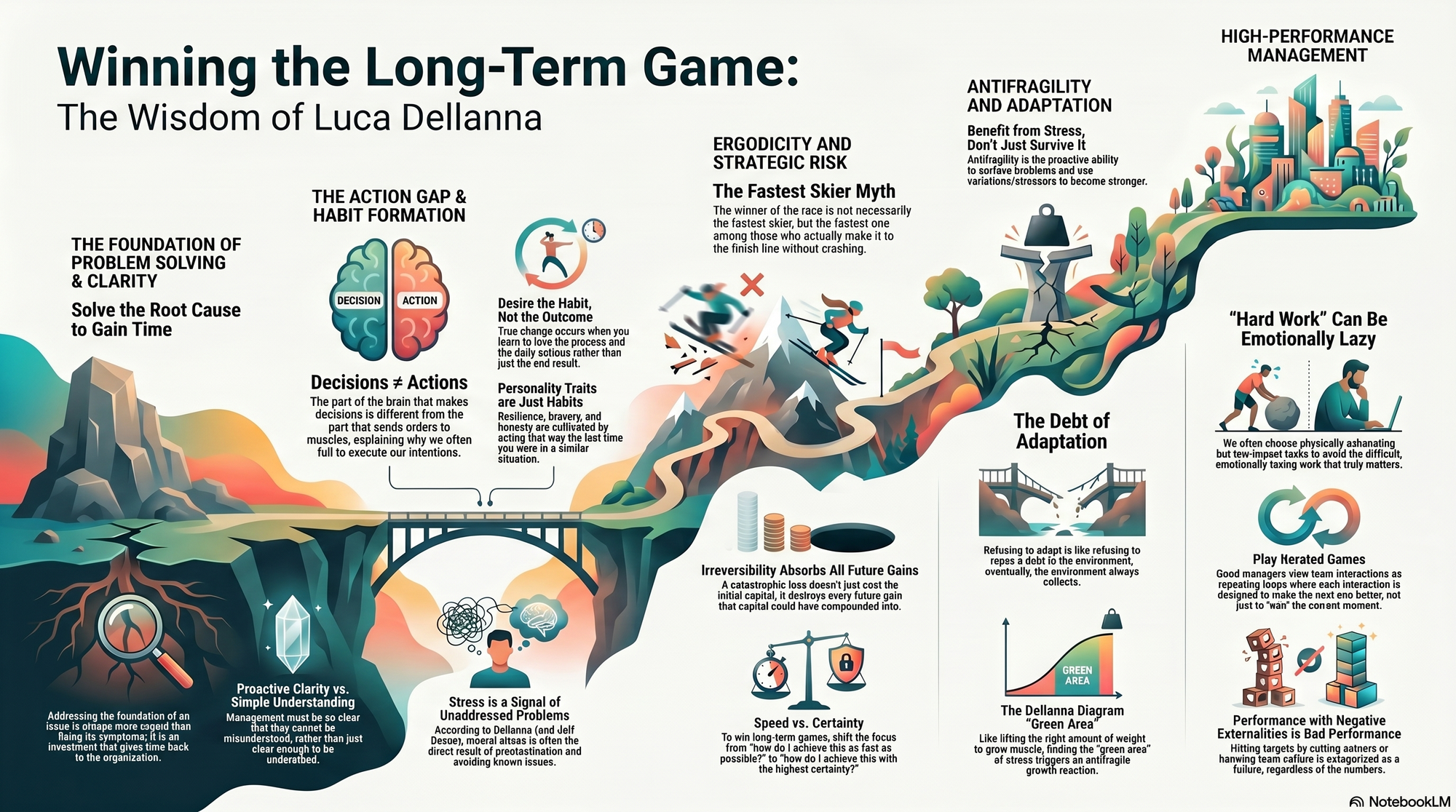 Infographic for "Lessons from Luca Dellanna".
