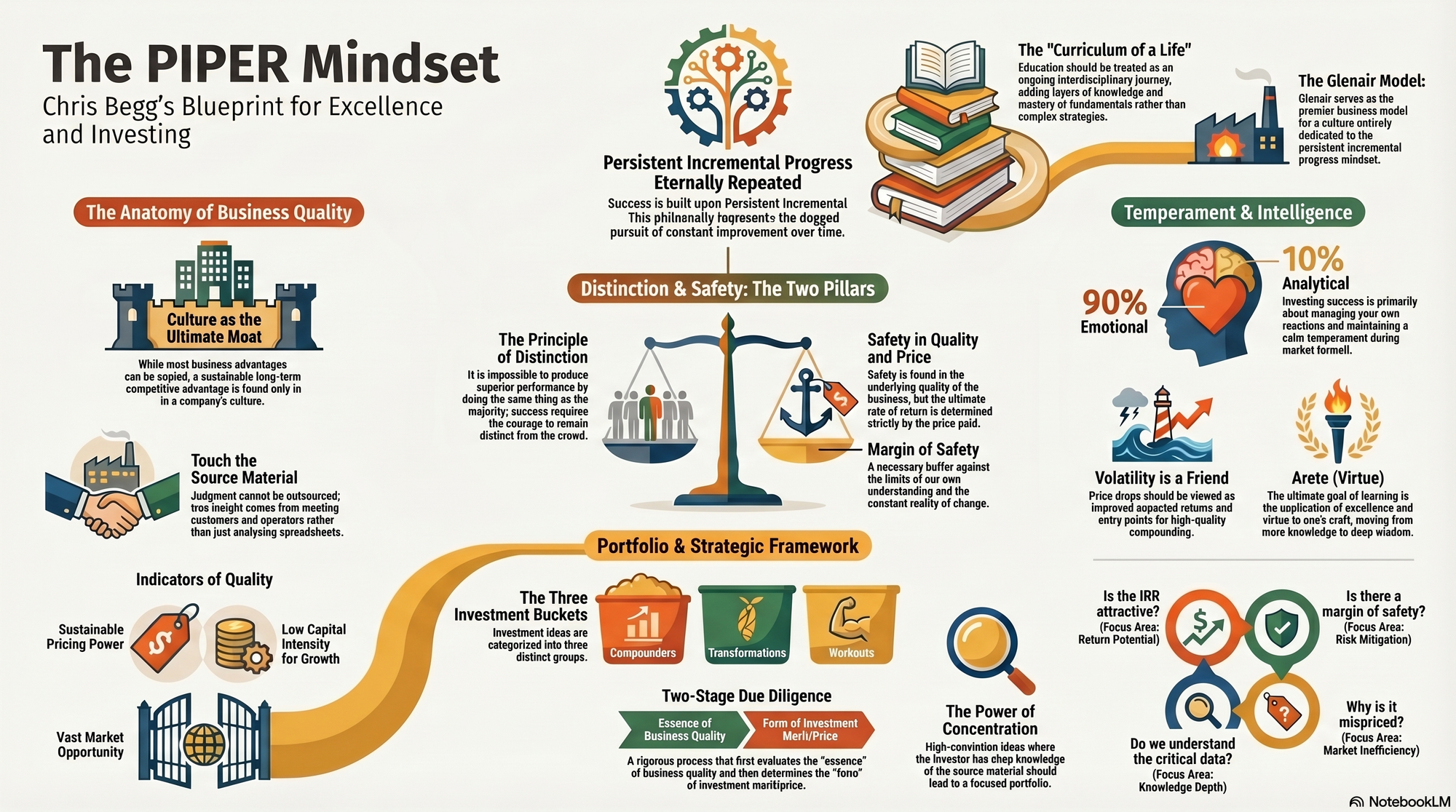 Infographic for "Lessons from Chris Begg".