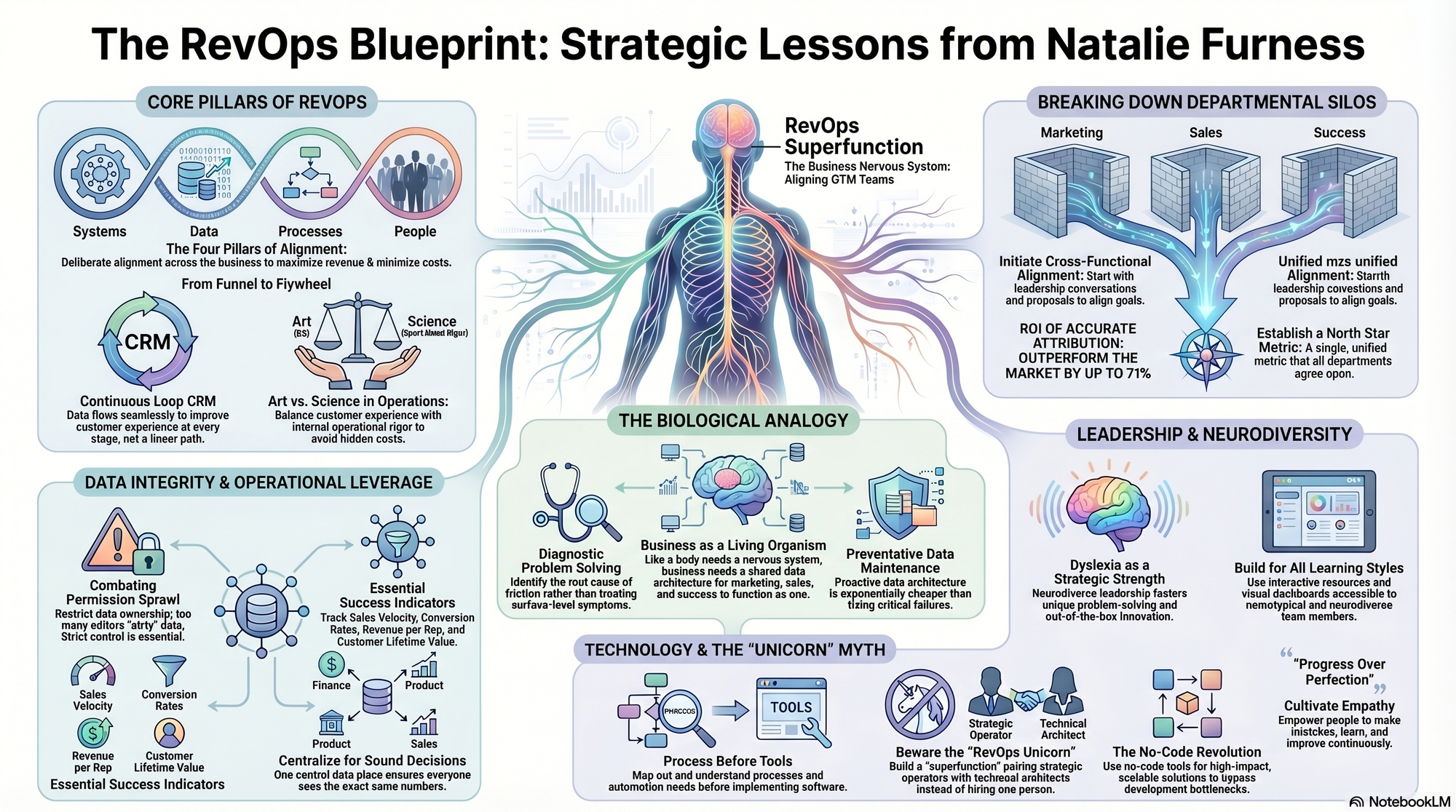 Infographic for "Lessons from Natalie Furness".