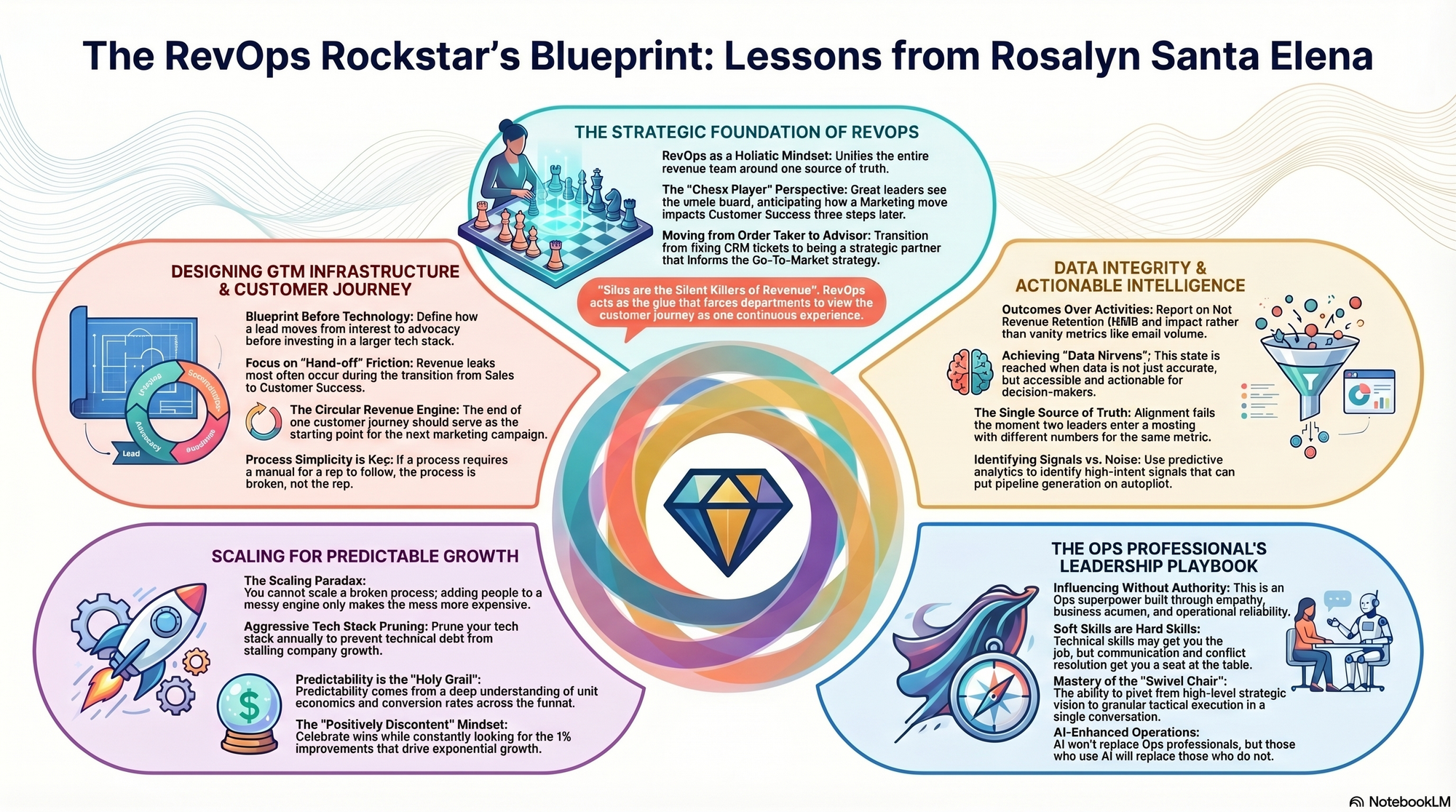 Infographic for "Lessons from Rosalyn Santa Elena".