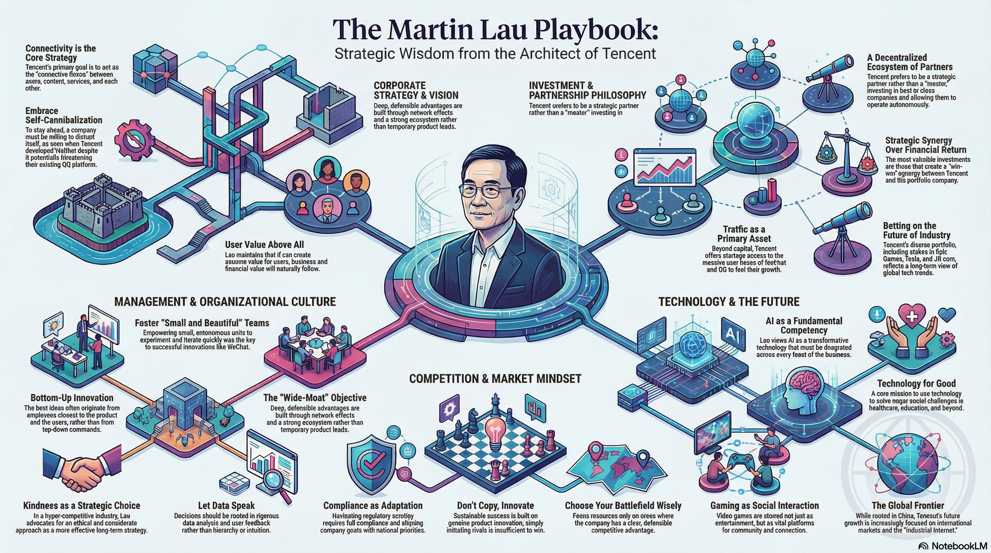Infographic for "Lessons from Martin Lau".