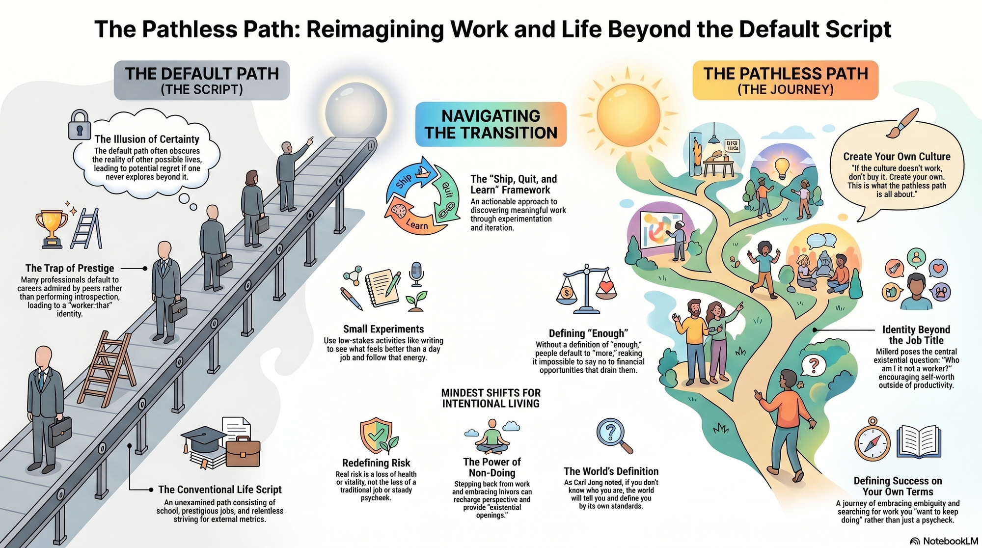 Infographic for "Lessons from Paul Millerd".