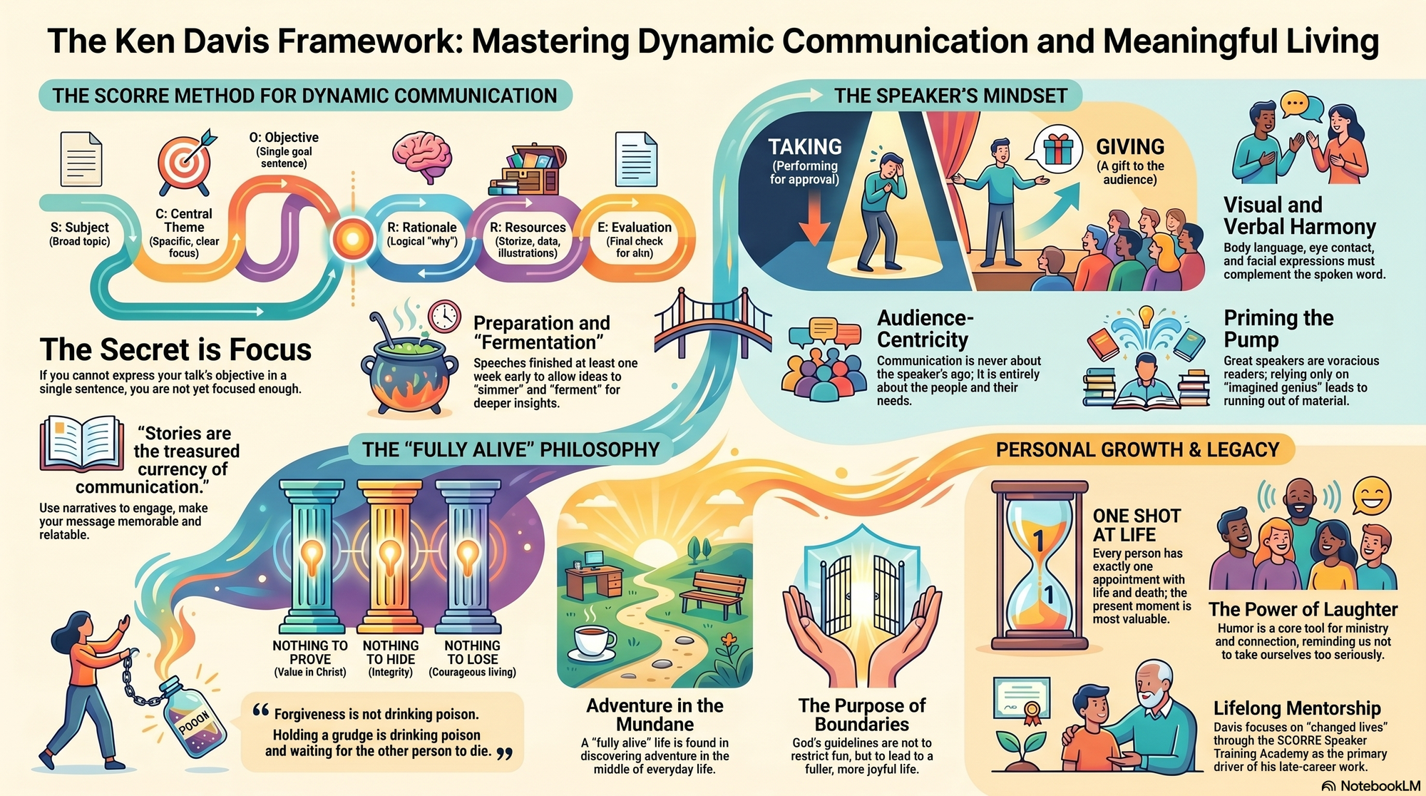 Infographic for "Lessons from Ken Davis".
