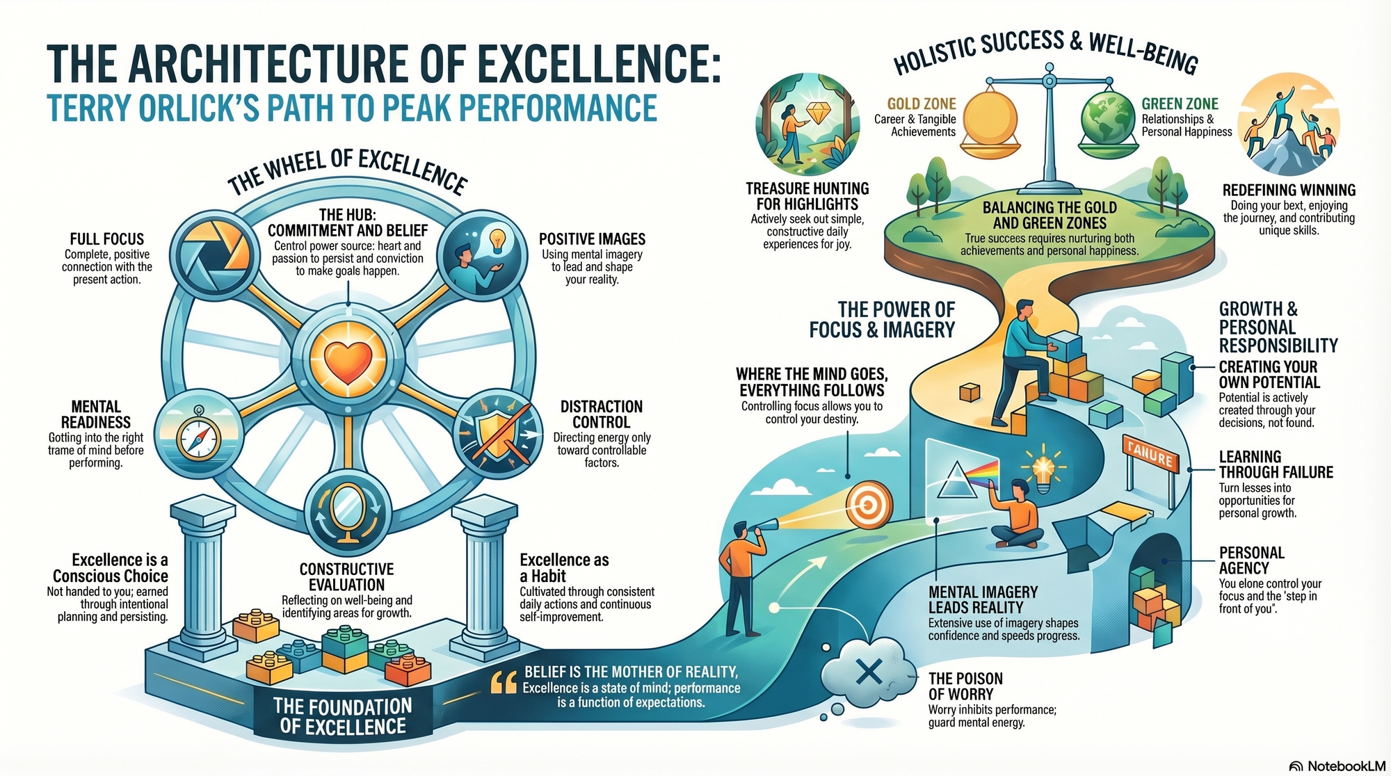 Infographic for "Lessons from Terry Orlick".