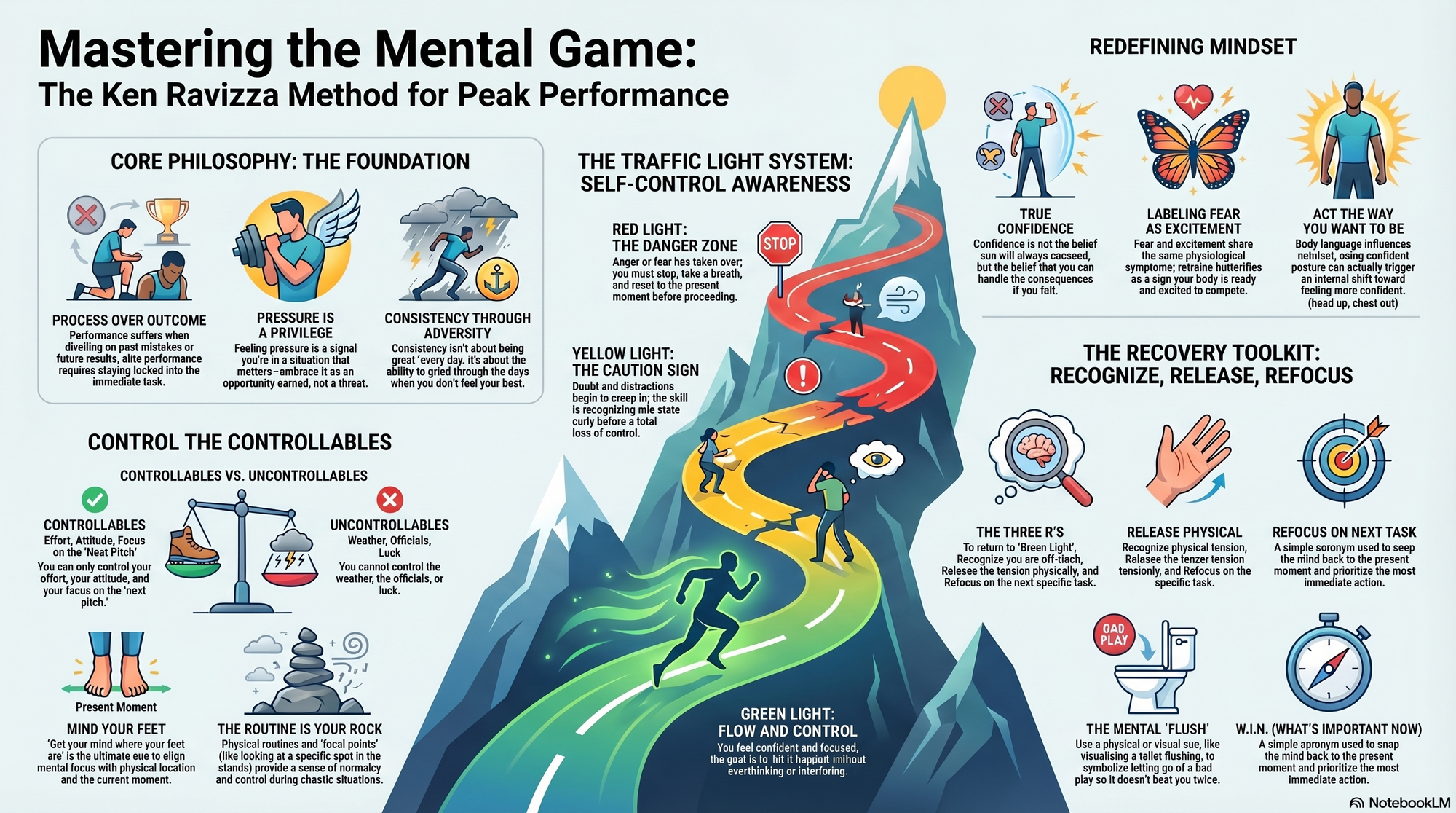 Infographic for "Lessons from Ken Ravizza".