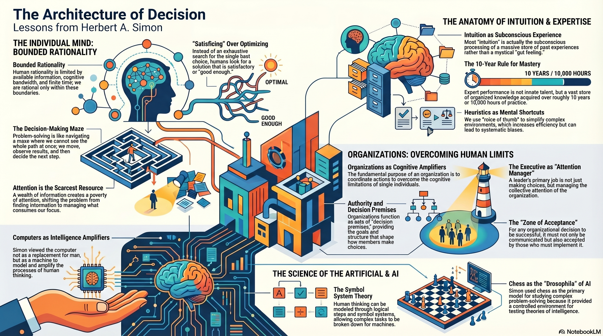 Infographic for "Lessons from Herbert A. Simon".