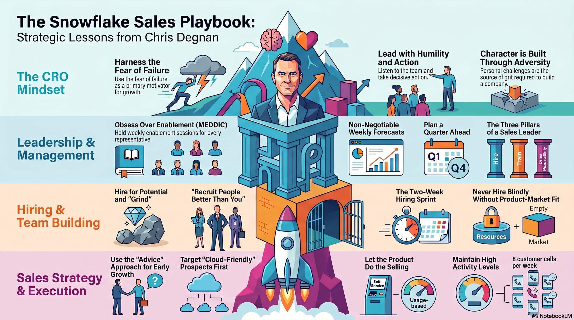 Infographic for "Lessons from Chris Degnan".