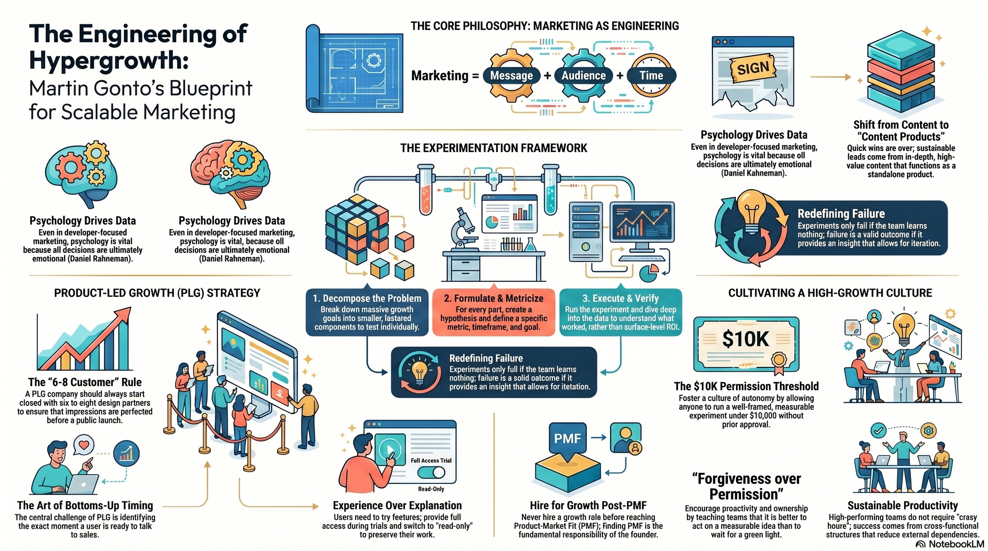 Infographic for "Lessons from Martin Gonto, GP of Hypergrowth Partners".