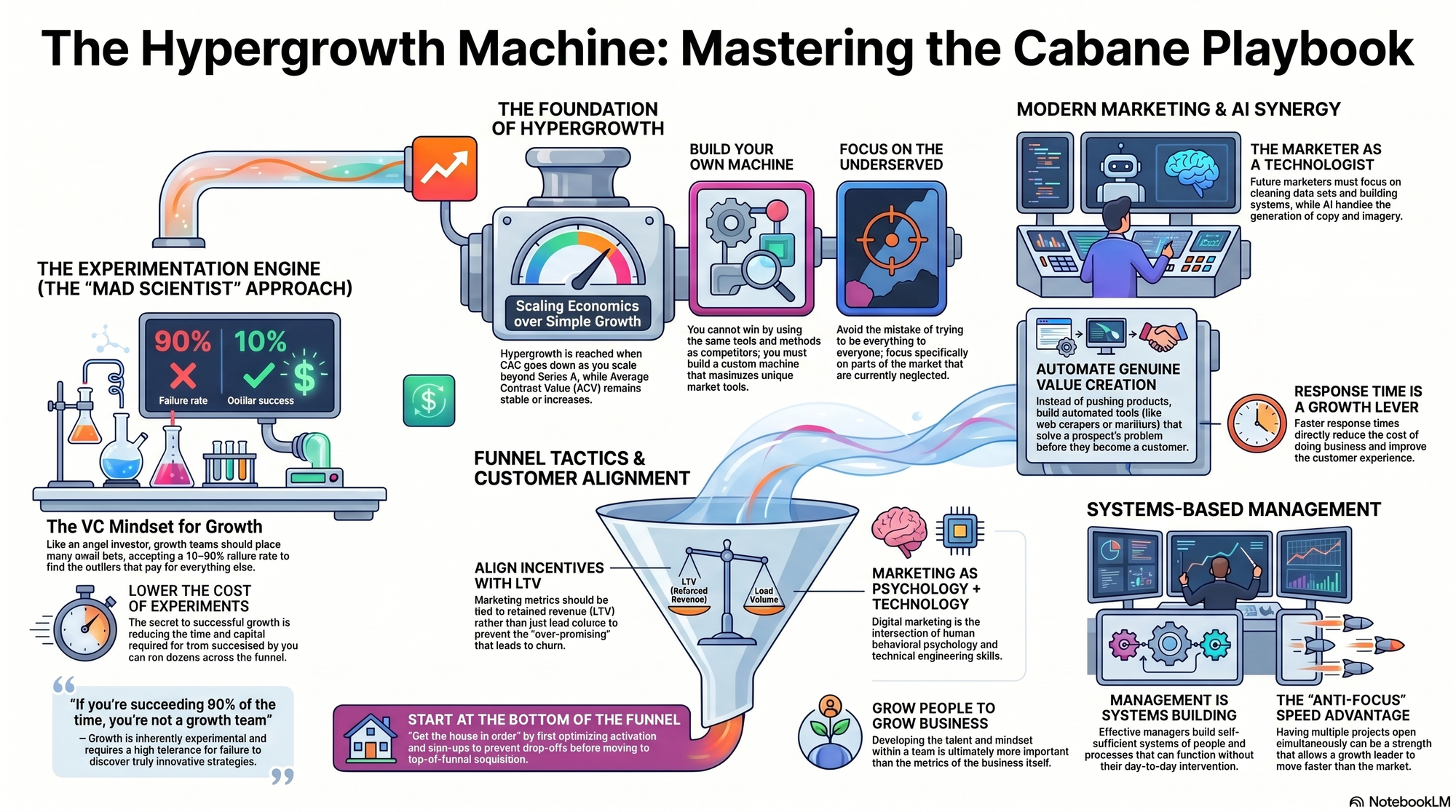 Infographic for "Lessons from Guillaume Cabane, co-founder of Hypergrowth Partners".