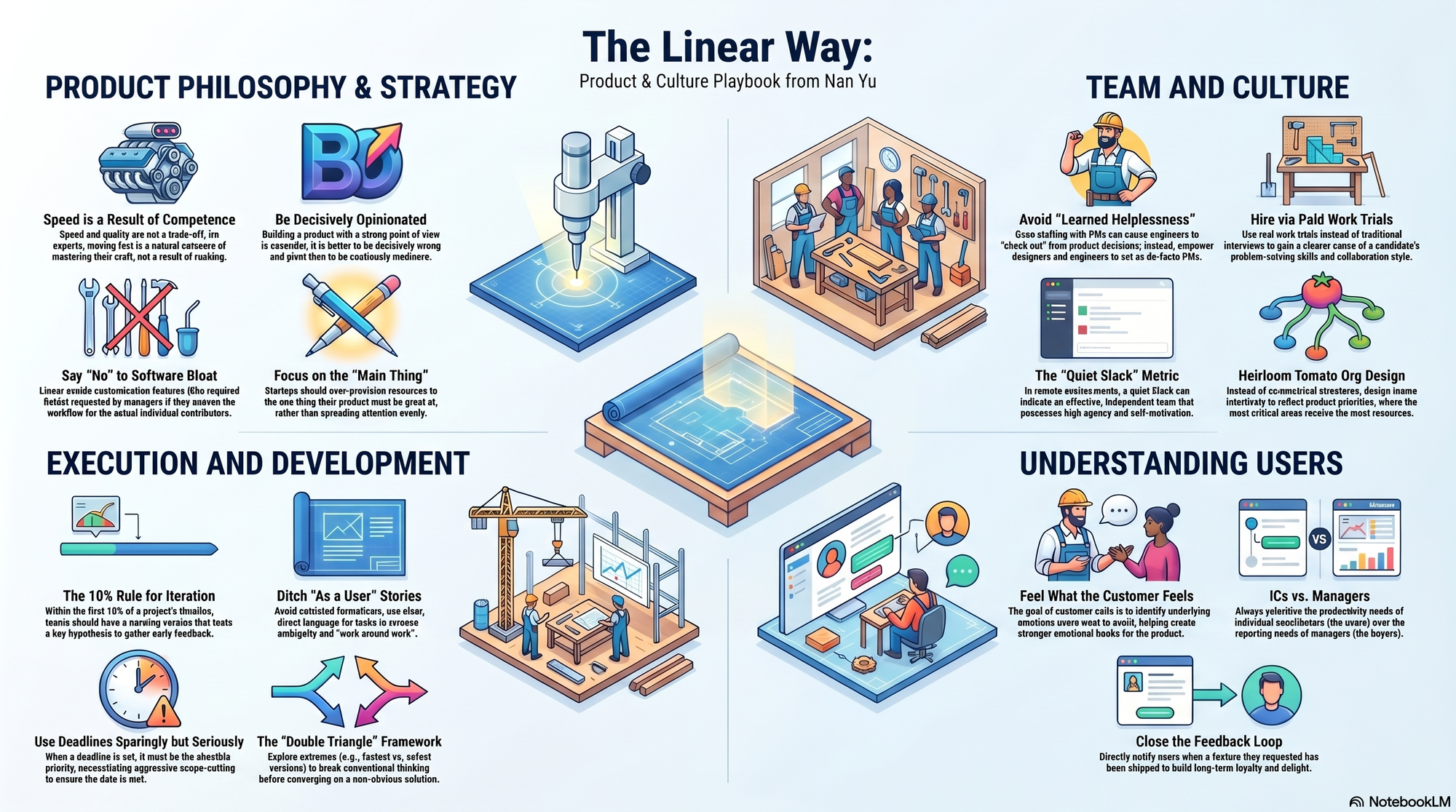 Infographic for "Lessons from Nan Yu, Head of Product at Linear".