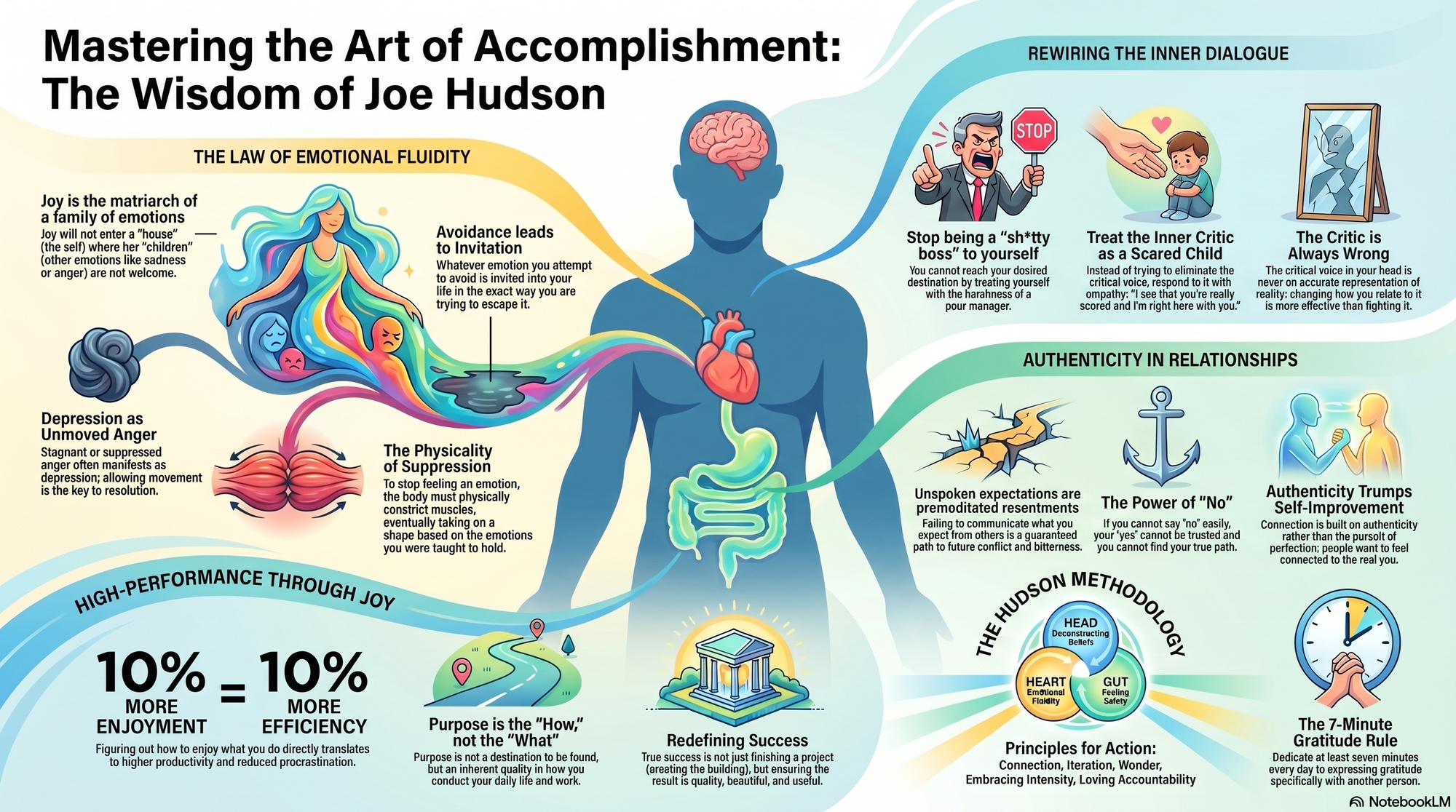 Infographic for "Lessons from Joe Hudson".
