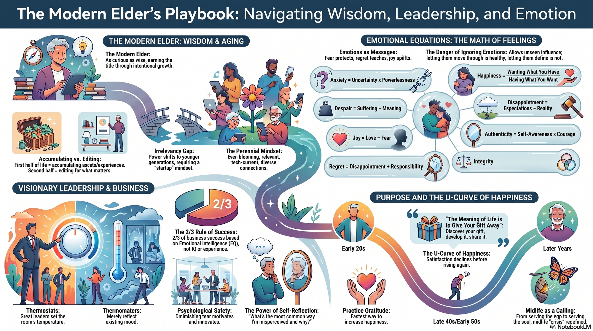 Infographic for "Lessons from Chip Conley".
