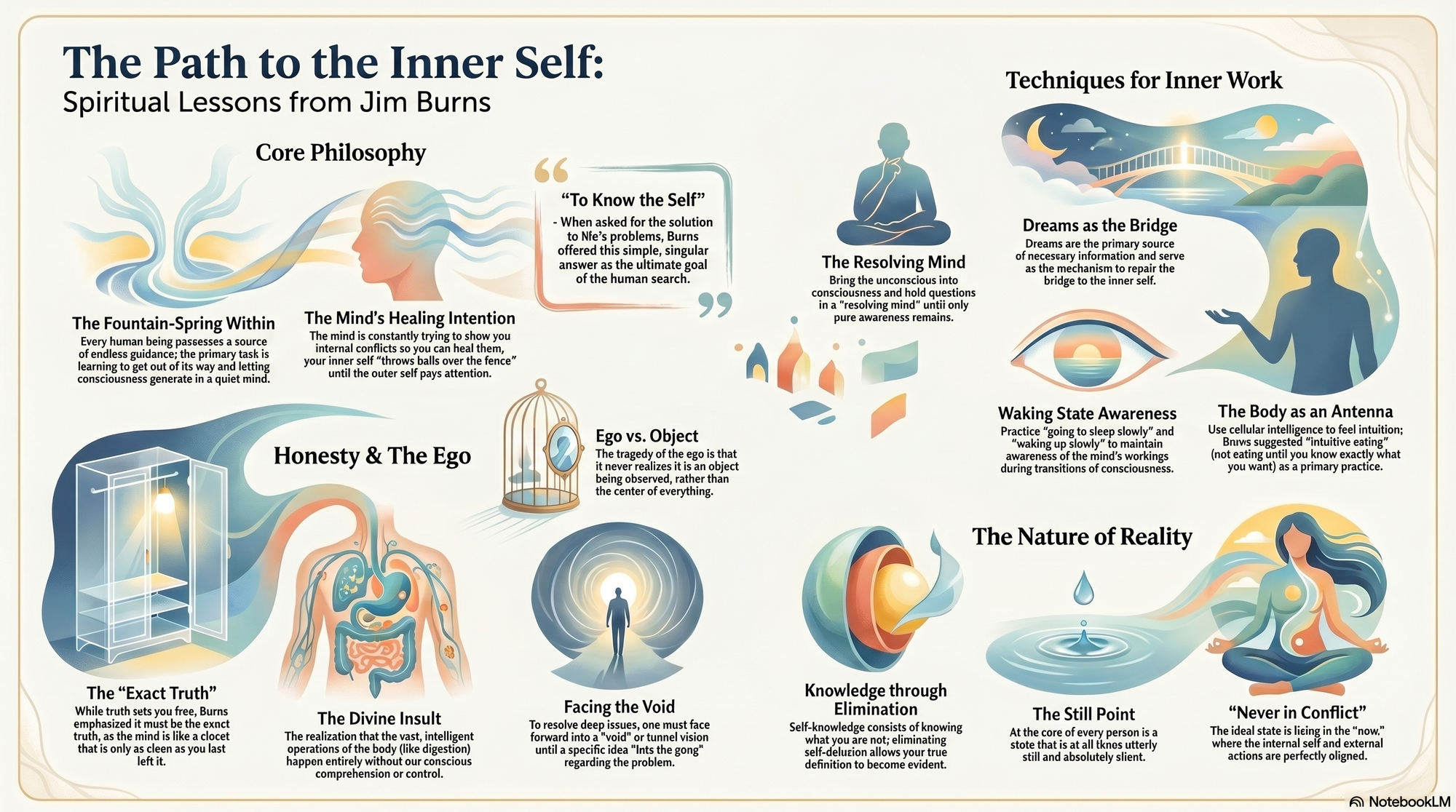 Infographic for "Lessons from Jim Burns".