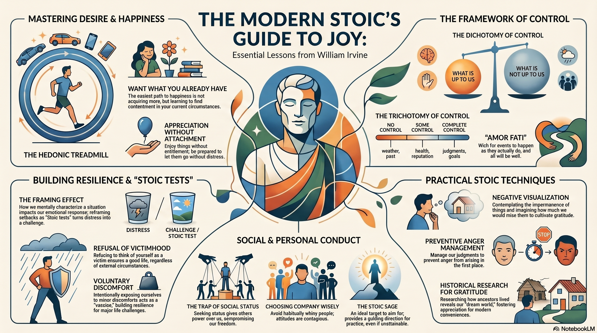 Infographic for "Lessons from William Irvine".