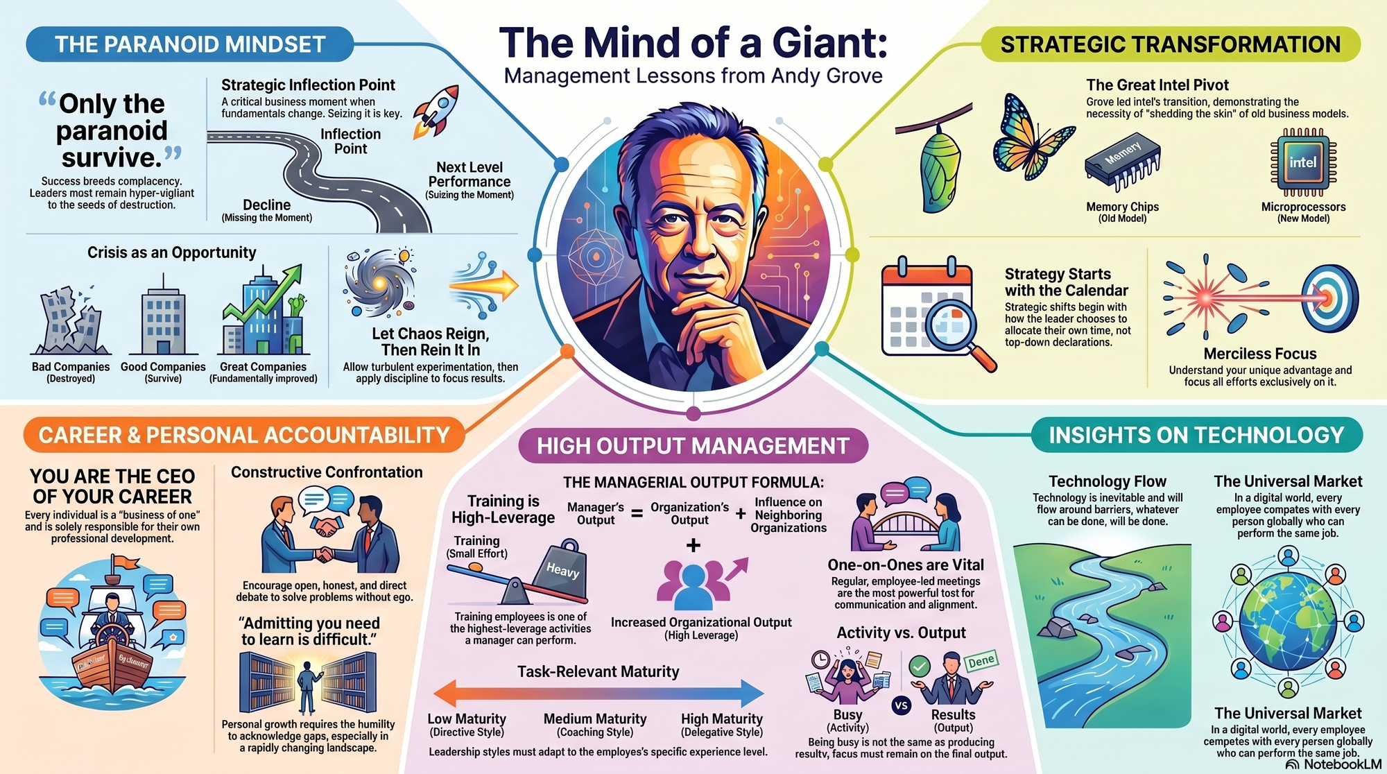 Infographic for "Lessons from Andy Grove".