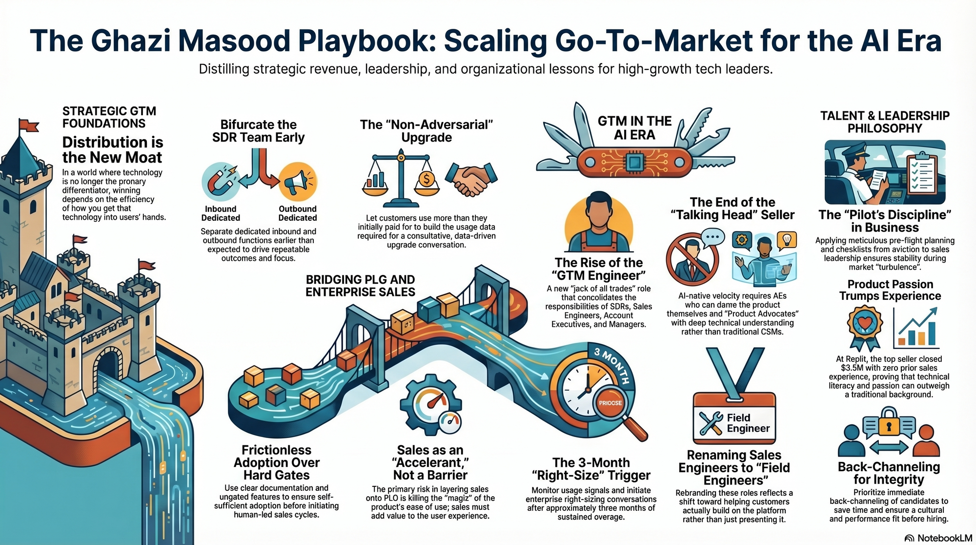 Infographic for "Lessons from Ghazi Masood".