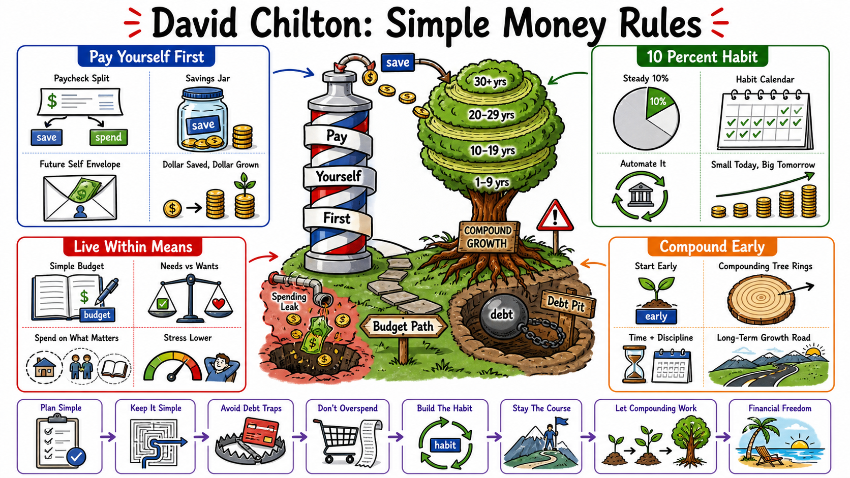 Infographic for "Lessons from David Chilton".