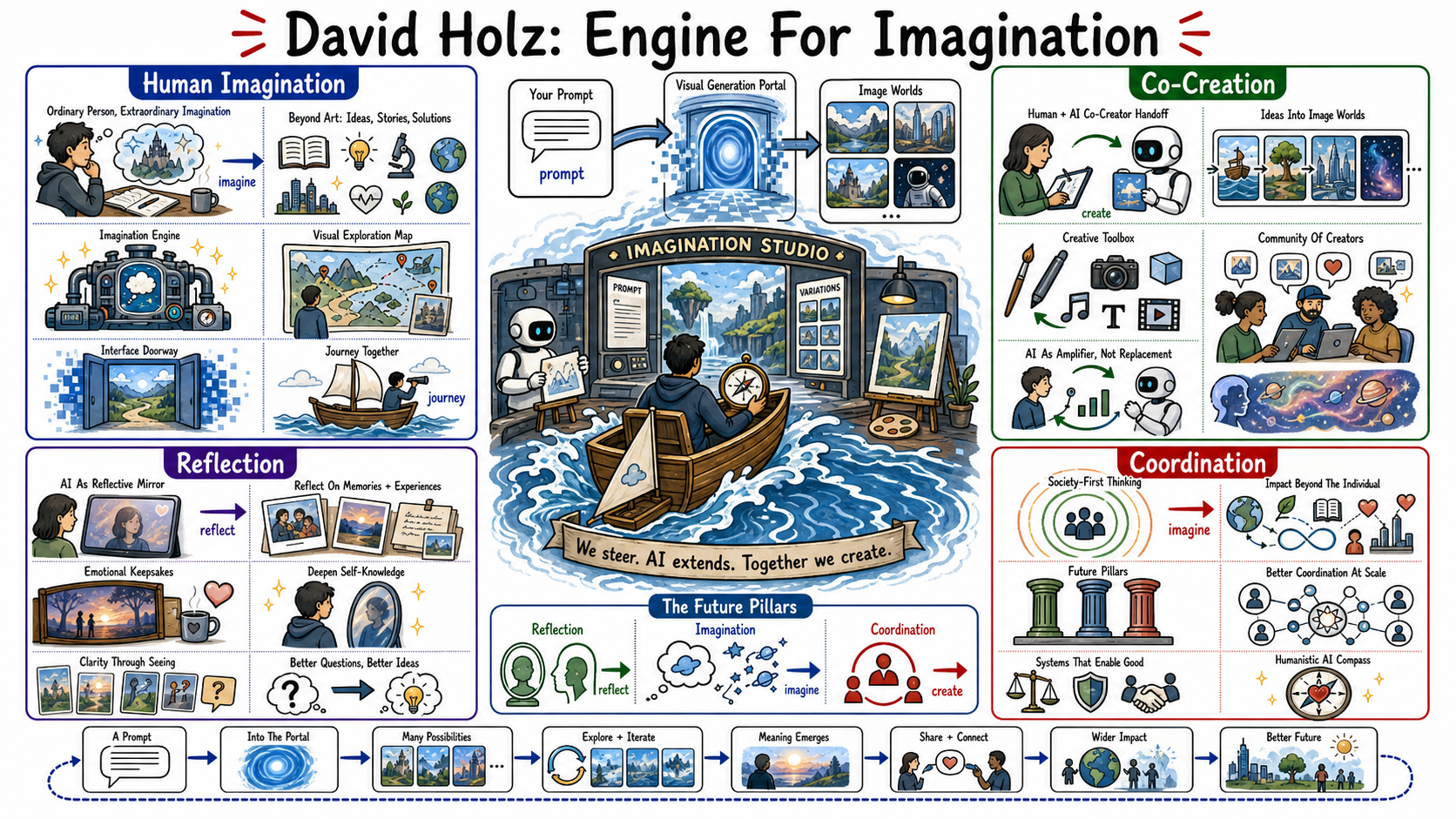 Infographic for "Lessons from David Holz".