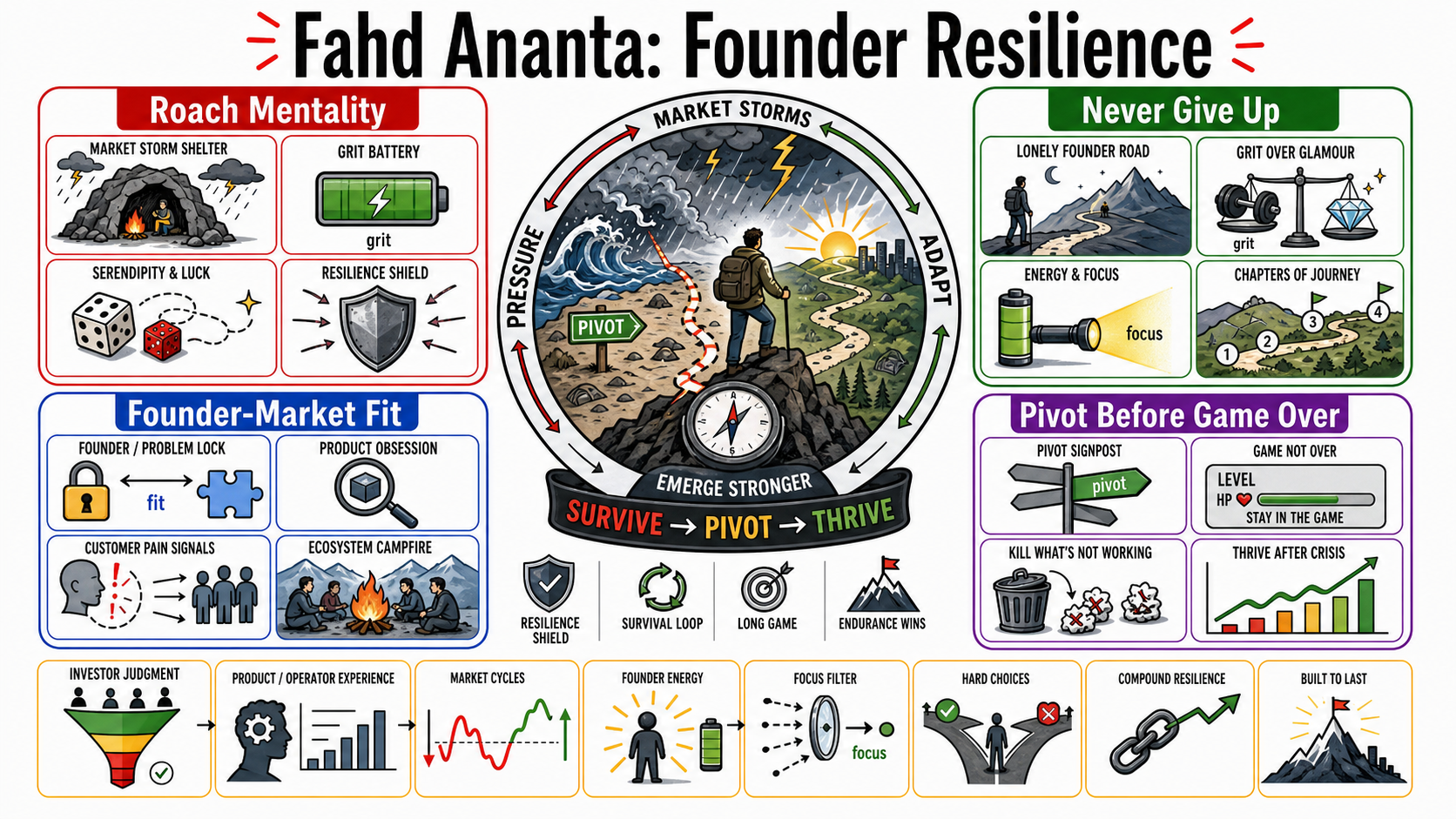 Infographic for "Lessons from Fahd Ananta".
