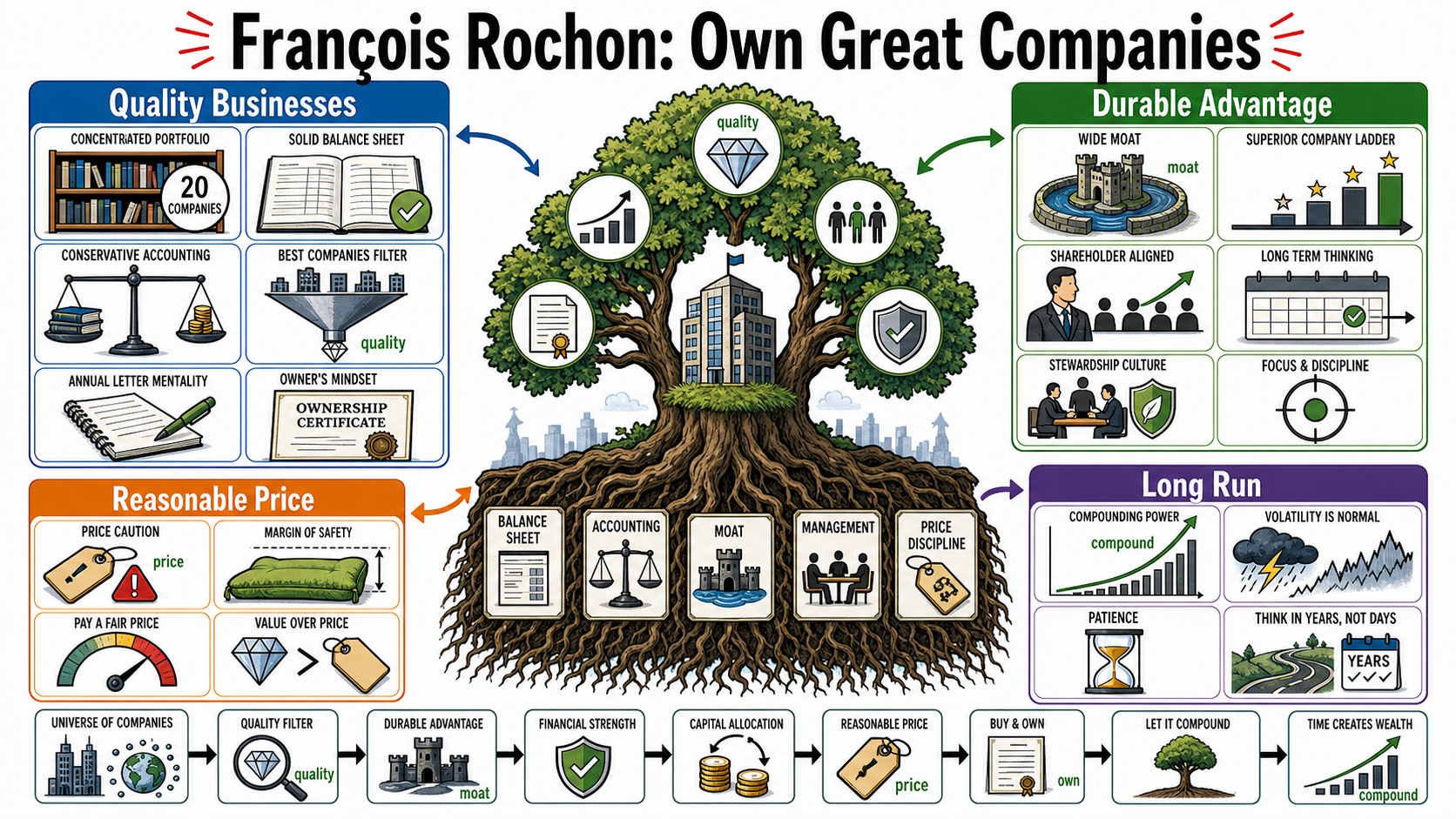 Infographic for "Lessons from François Rochon".