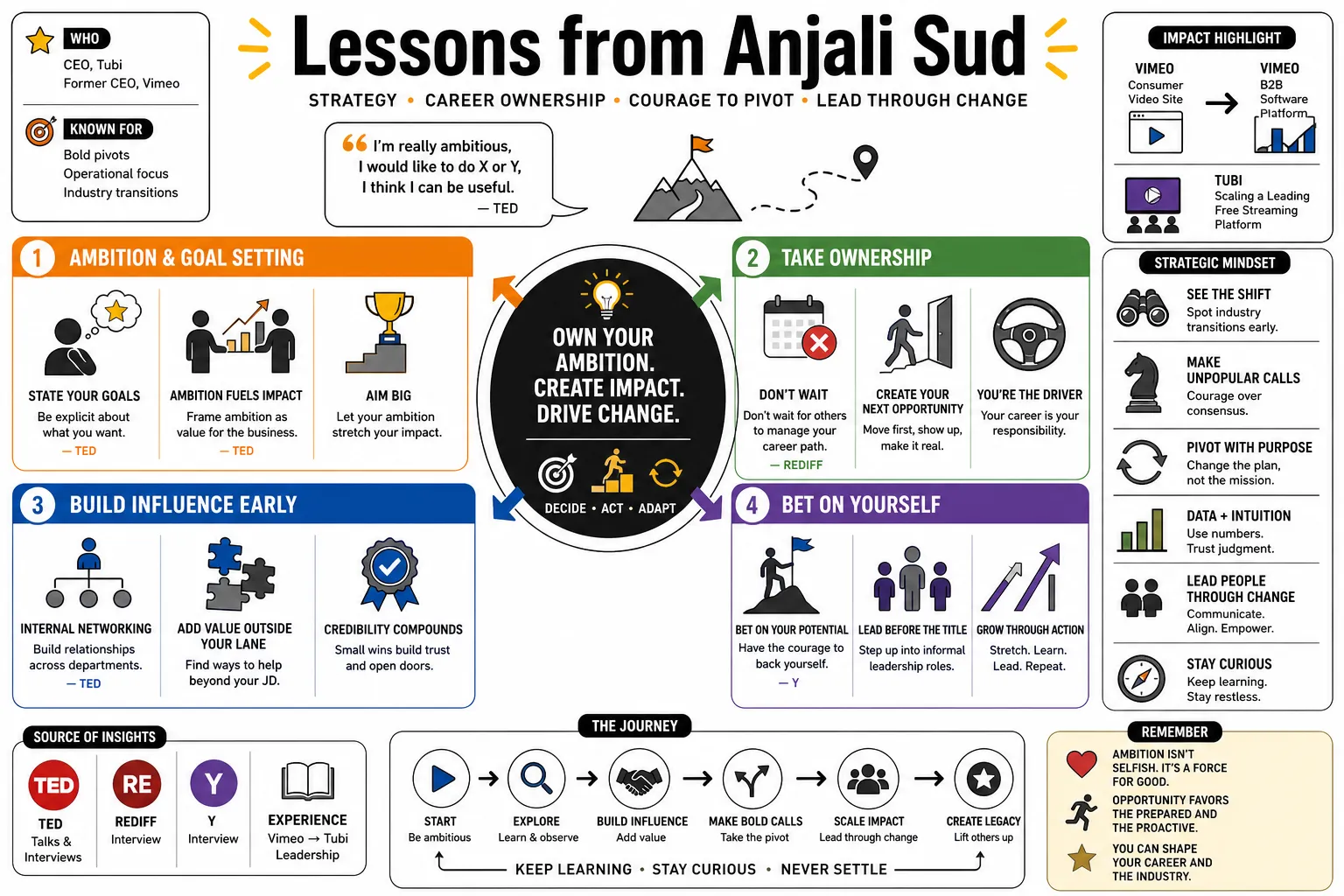 Visual summary of operating lessons from Anjali Sud.