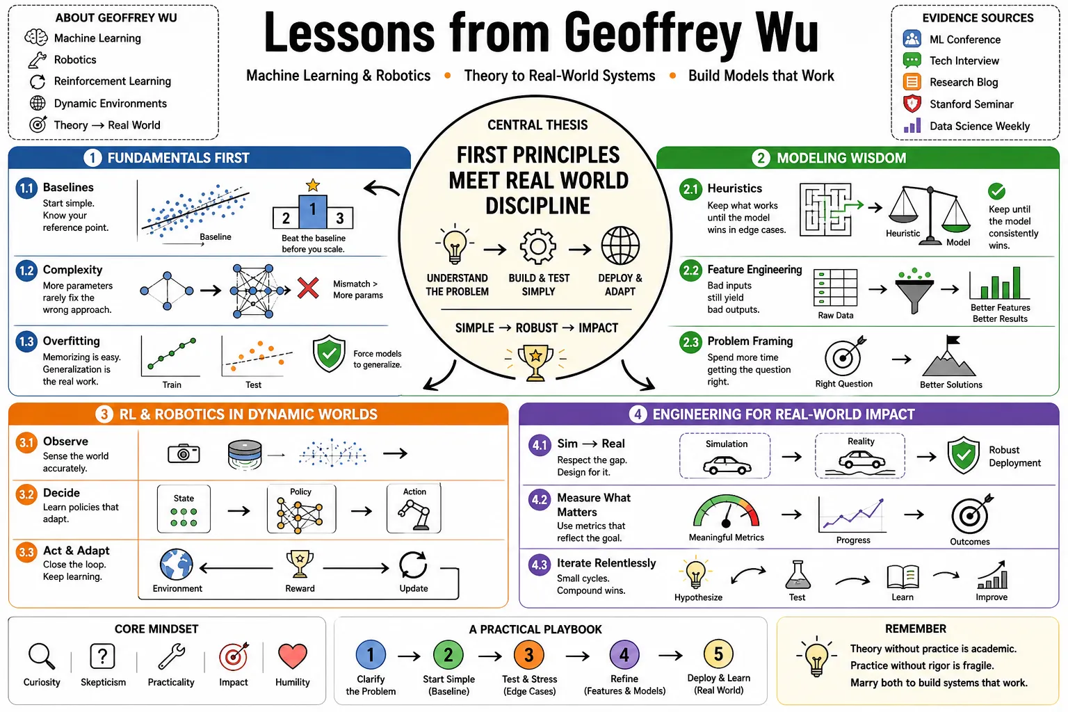 Visual summary of operating lessons from Geoffrey Wu.