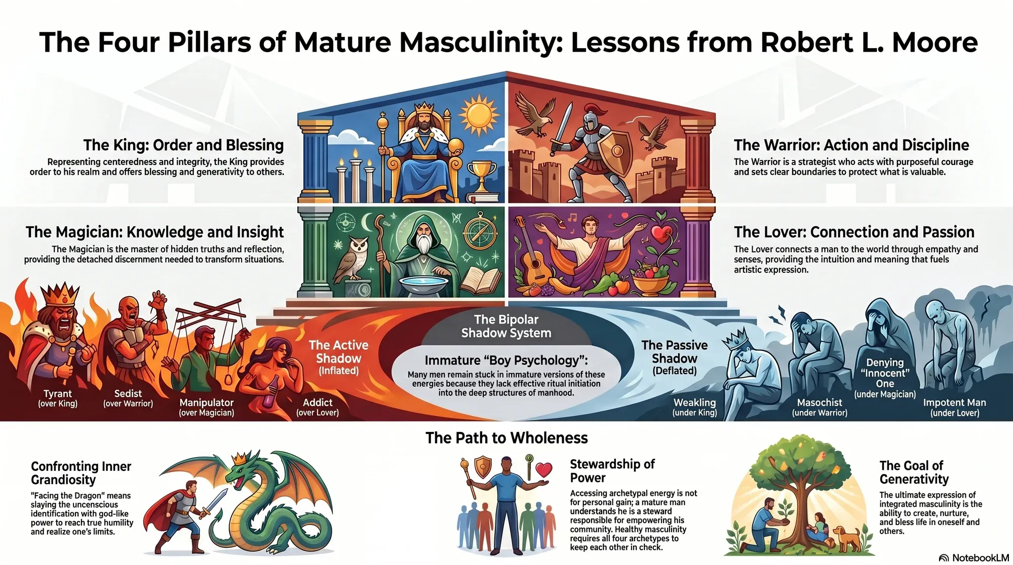 Infographic for "Lessons from Robert L. Moore".