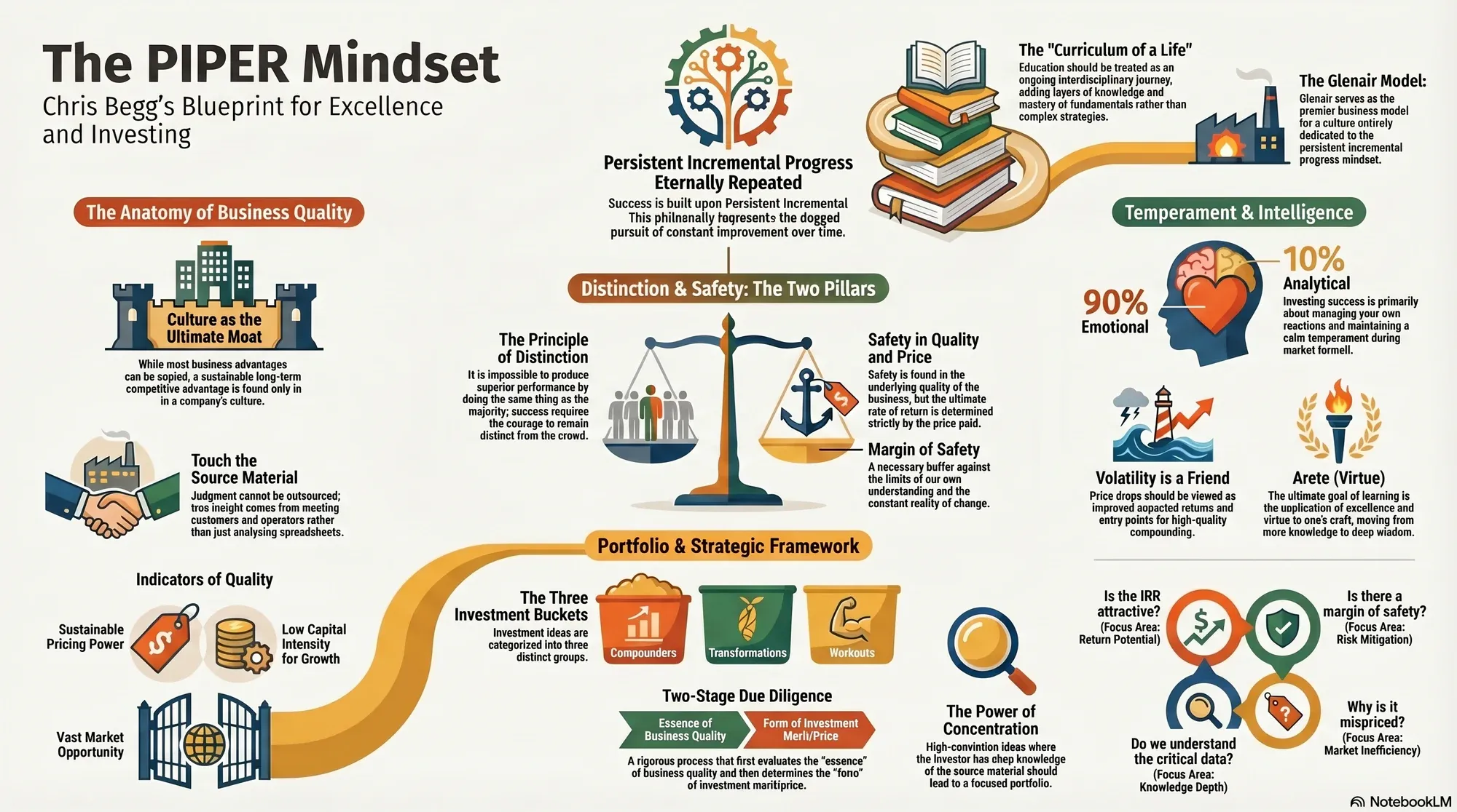 Infographic for "Lessons from Chris Begg".