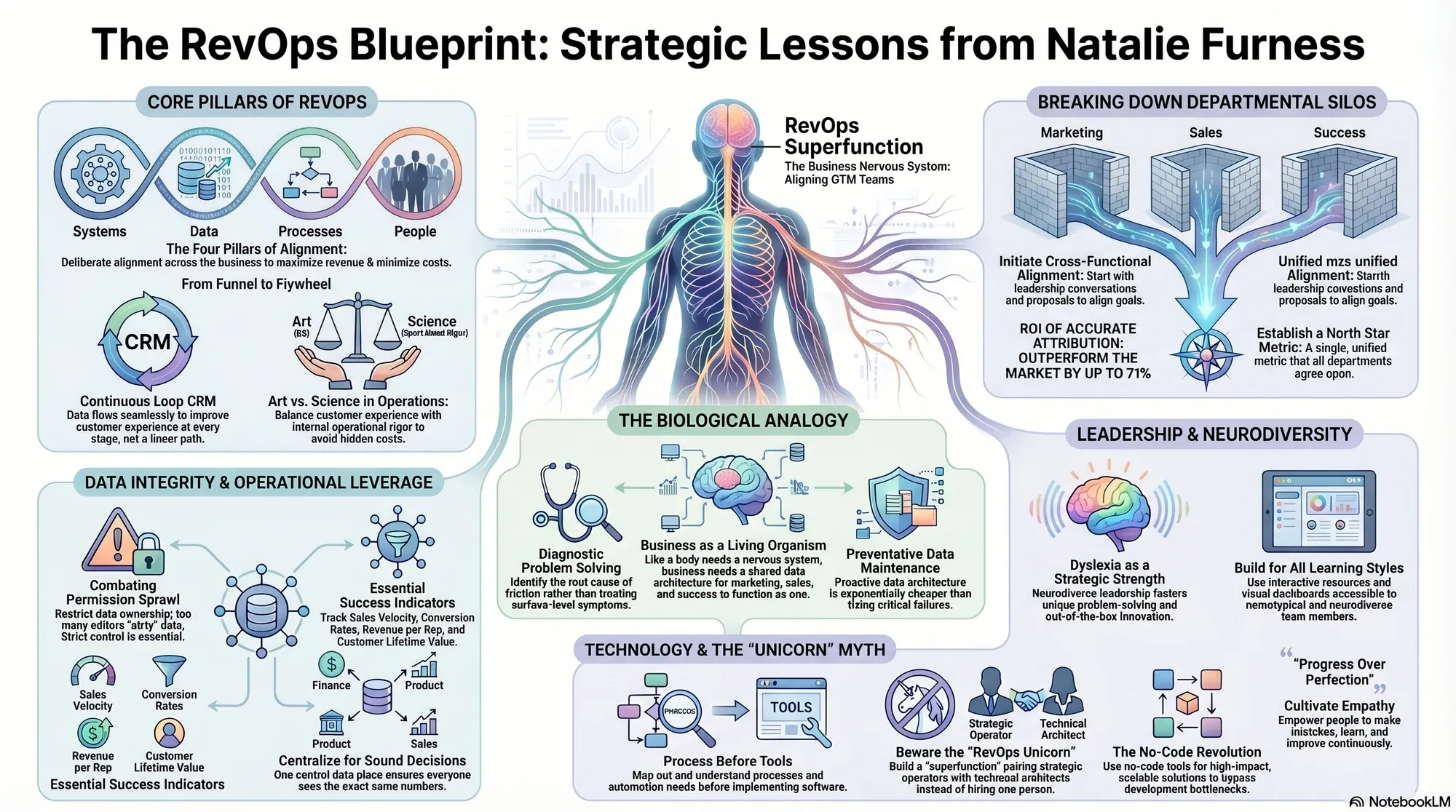 Infographic for "Lessons from Natalie Furness".