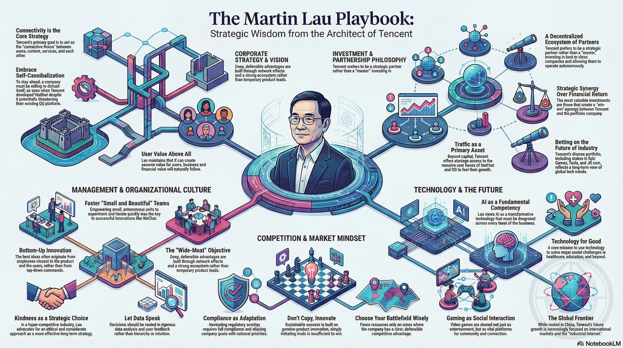 Infographic for "Lessons from Martin Lau".