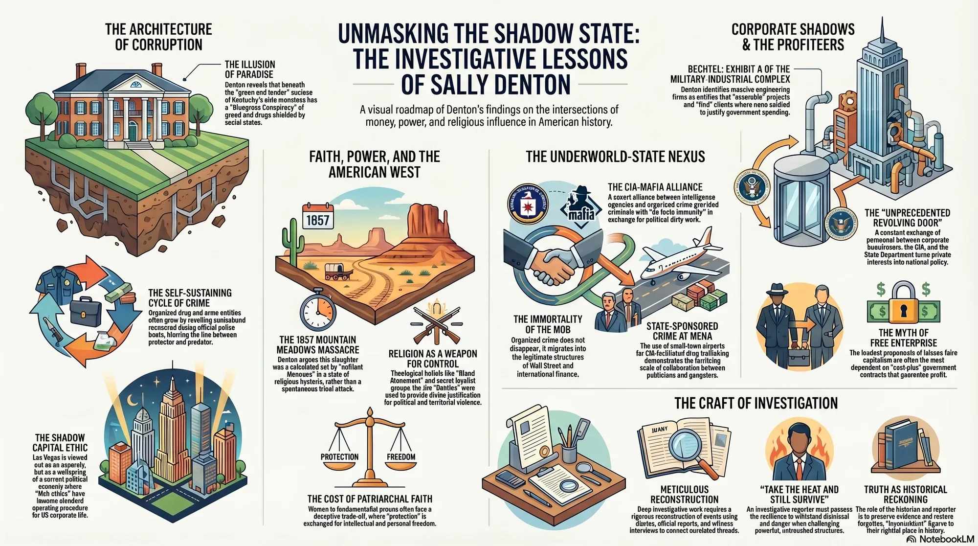 Infographic for "Lessons from Sally Denton".