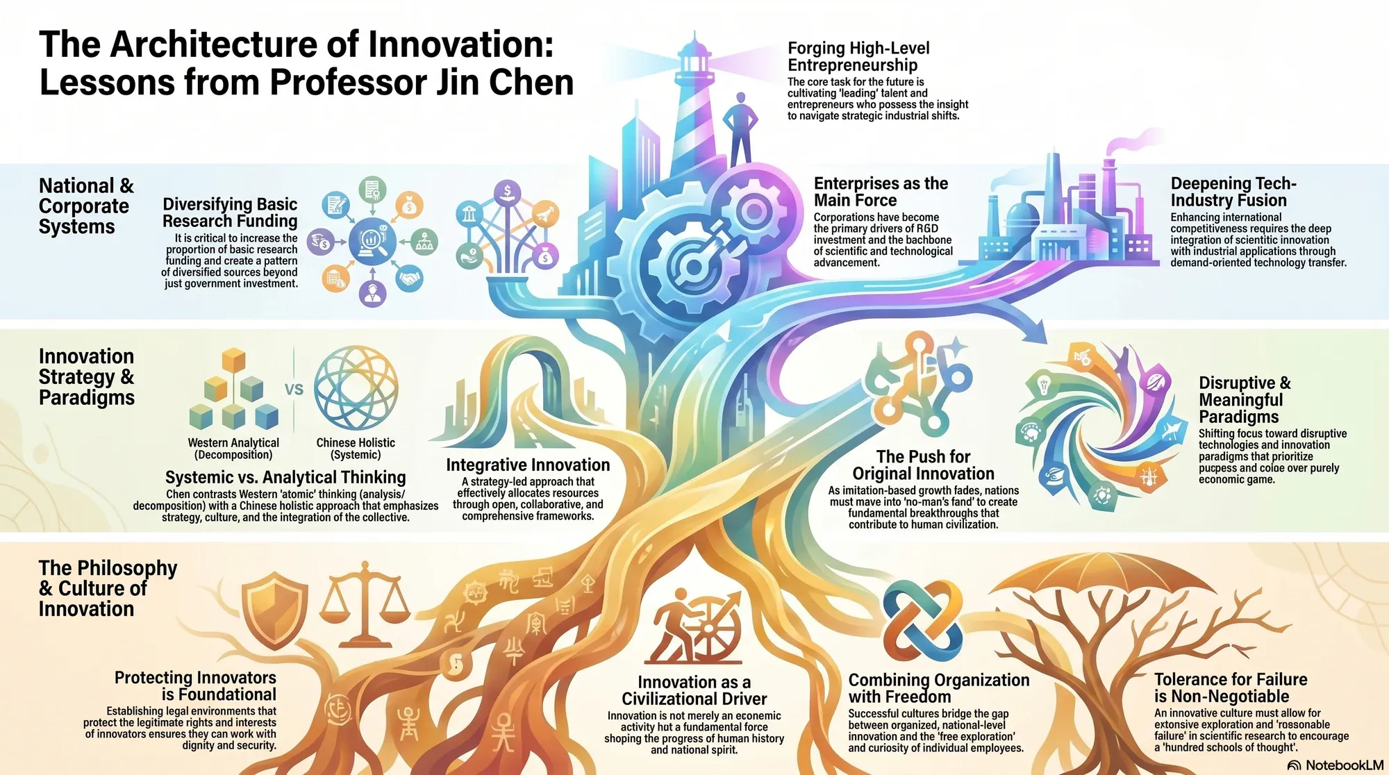 Infographic for "Lessons from Jin Chen".