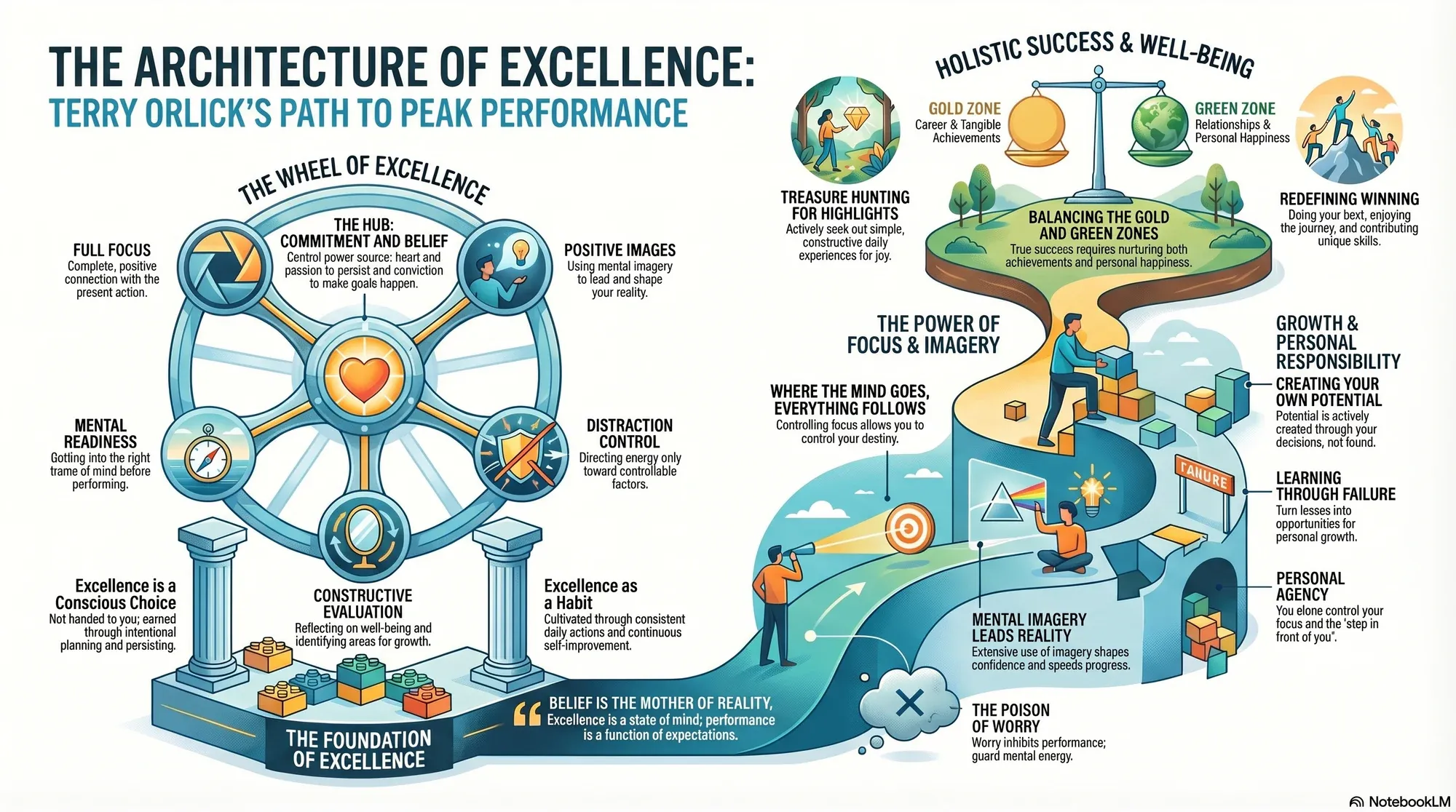Infographic for "Lessons from Terry Orlick".
