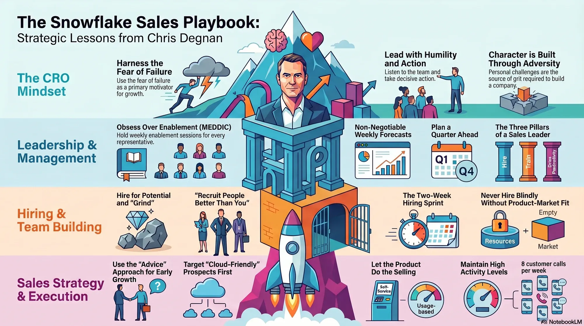 Infographic for "Lessons from Chris Degnan".