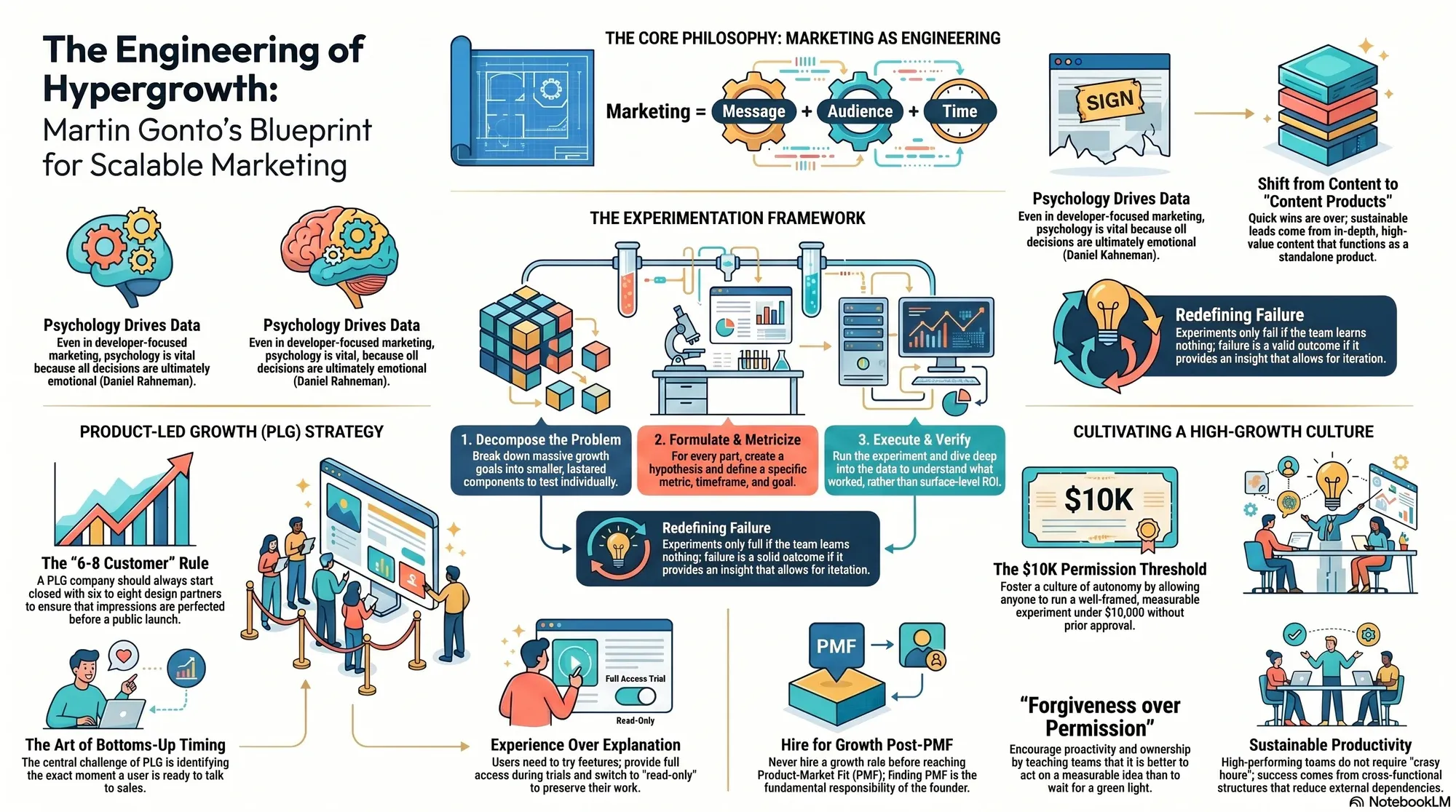 Infographic for "Lessons from Martin Gonto, GP of Hypergrowth Partners".