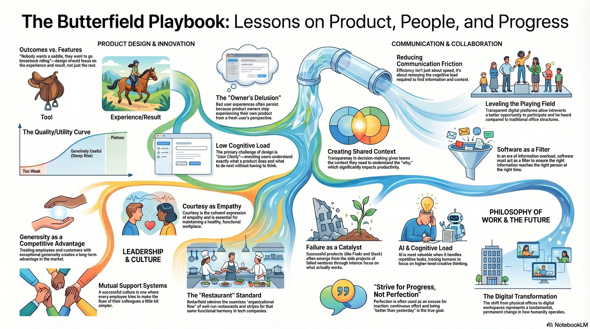 Infographic for "Lessons from Stewart Butterfield".