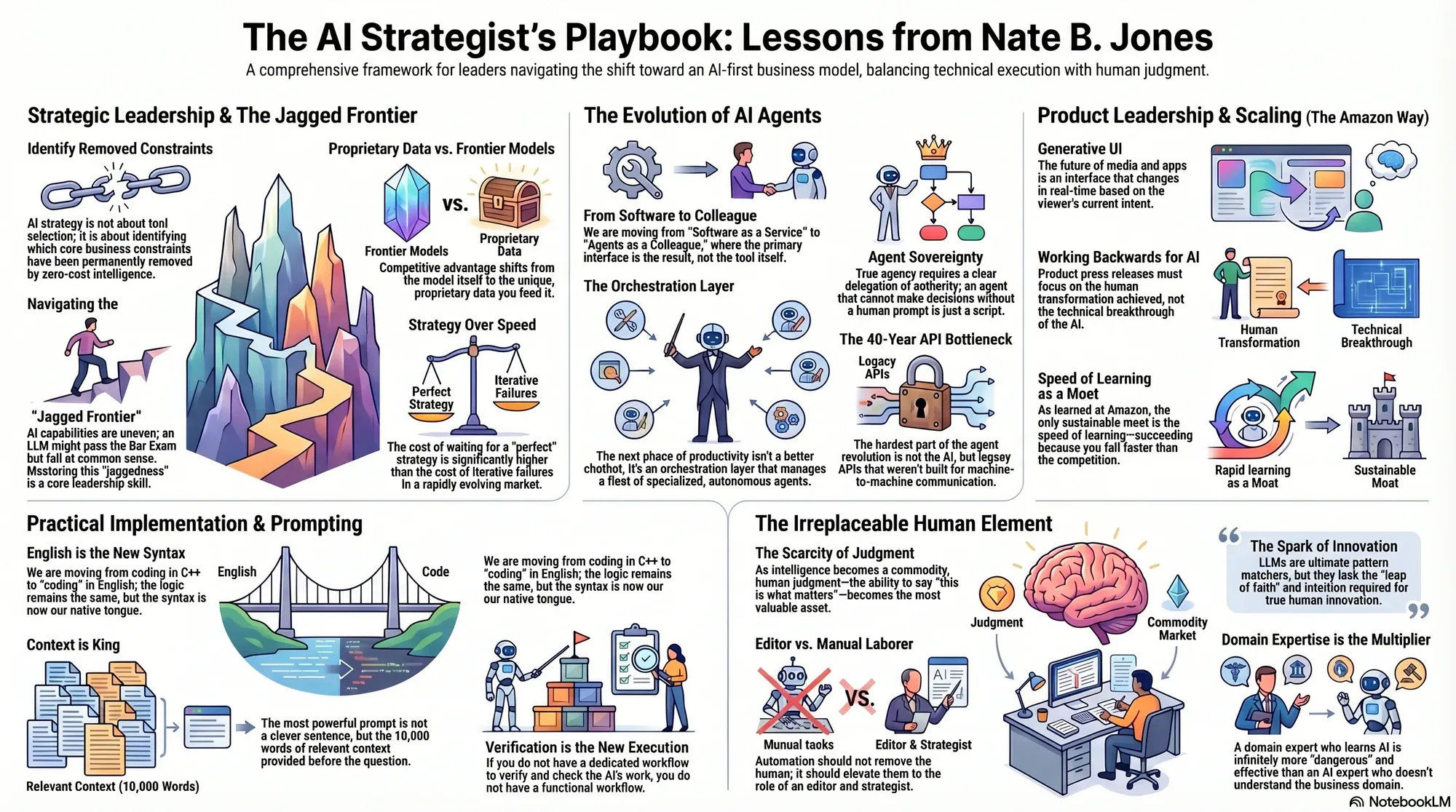 Infographic for "Lessons from Nate B. Jones".