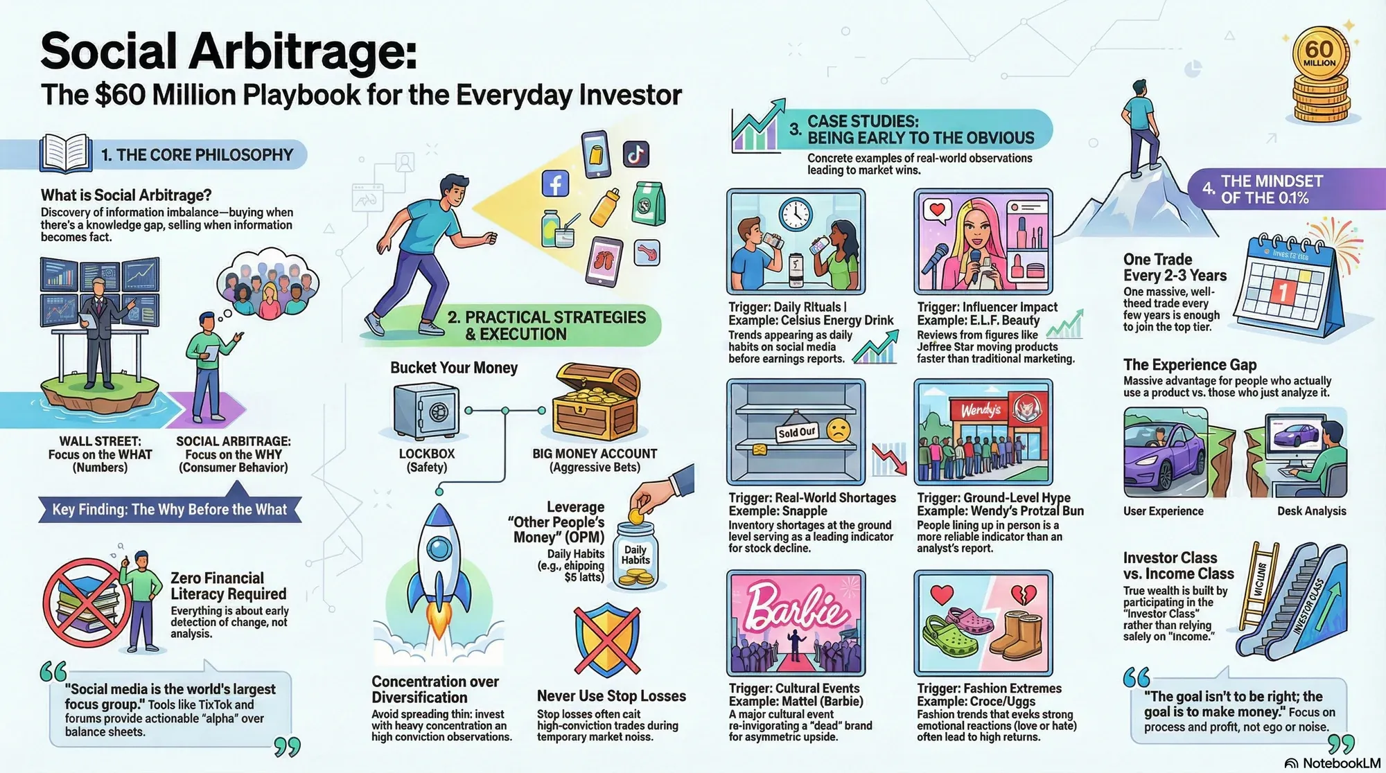 Visual summary of operating lessons from Chris Camilo.