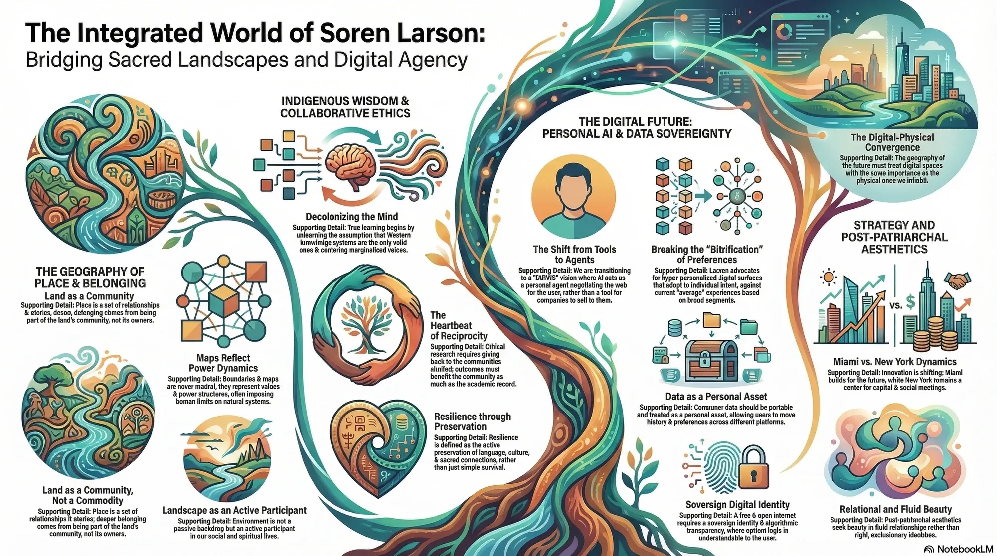 Visual summary of operating lessons from Soren Larson.