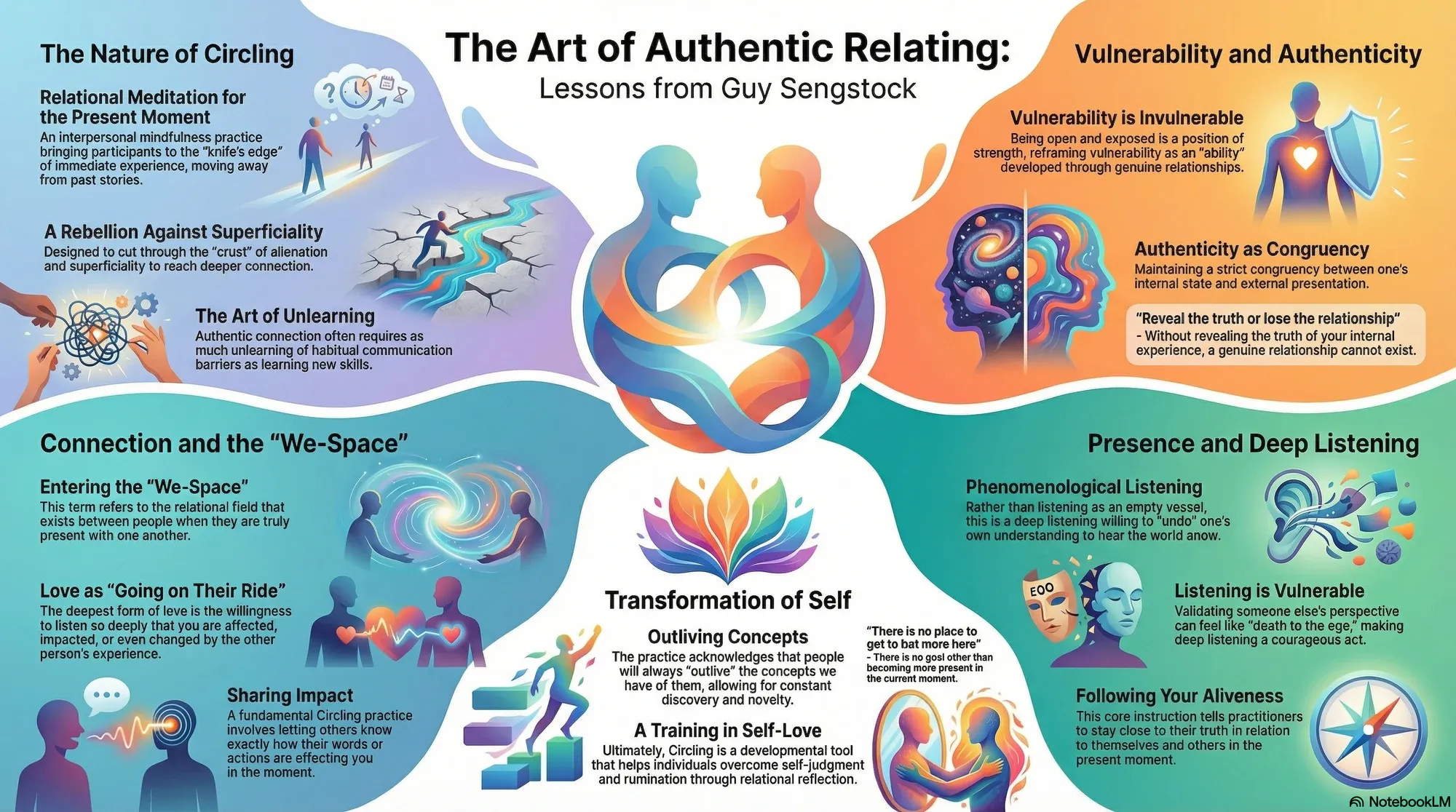 Visual summary of operating lessons from Guy Sengstock.