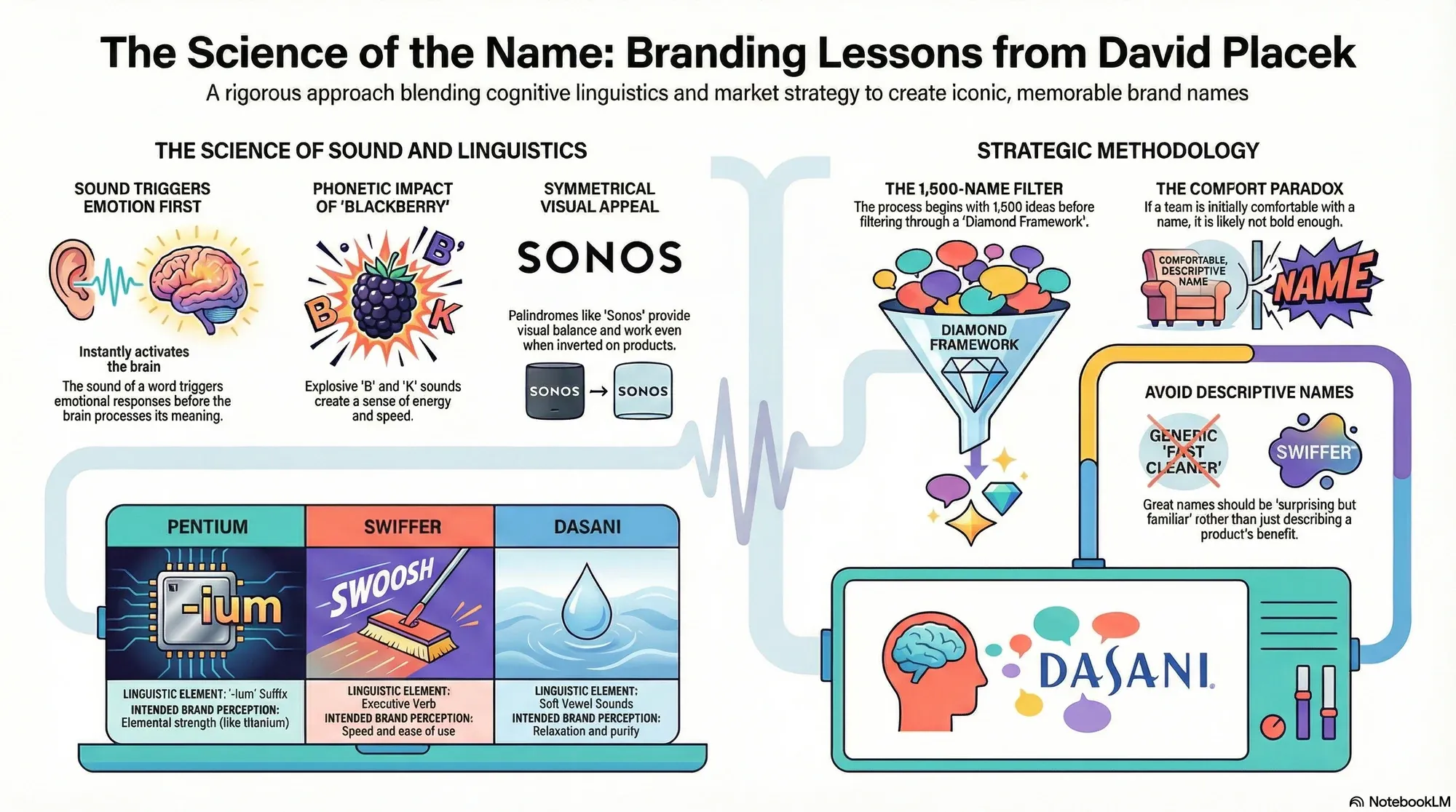 Visual summary of operating lessons from David Placek.