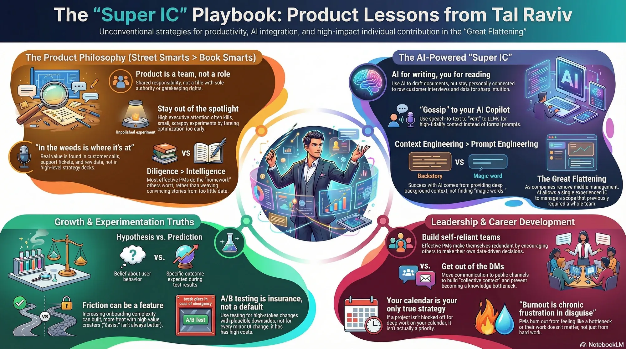 Visual summary of operating lessons from Tal Raviv.