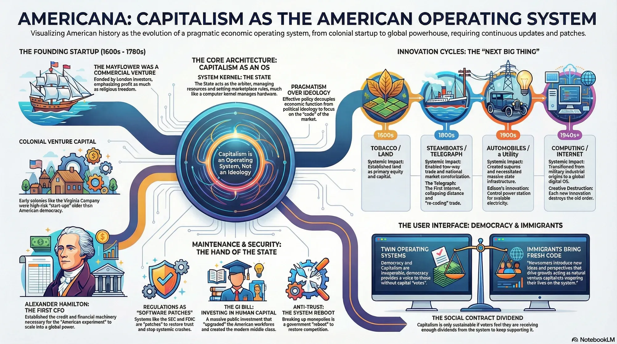 Visual summary of operating lessons from Bhu Srinivasan.