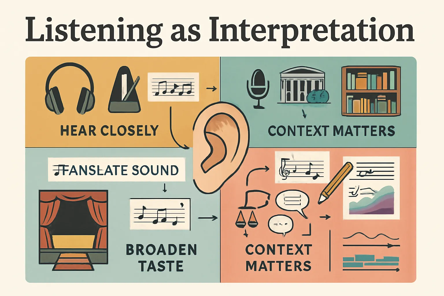 Visual summary of operating lessons from Alex Ross.