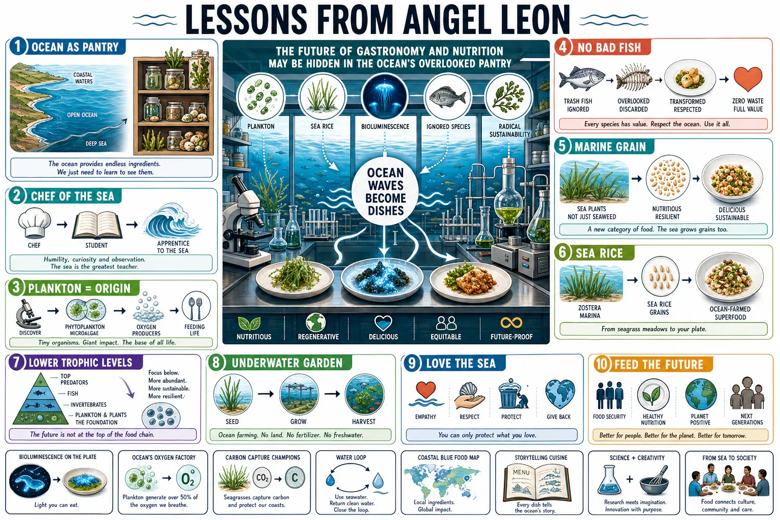 Infographic for "Lessons from Ángel León".