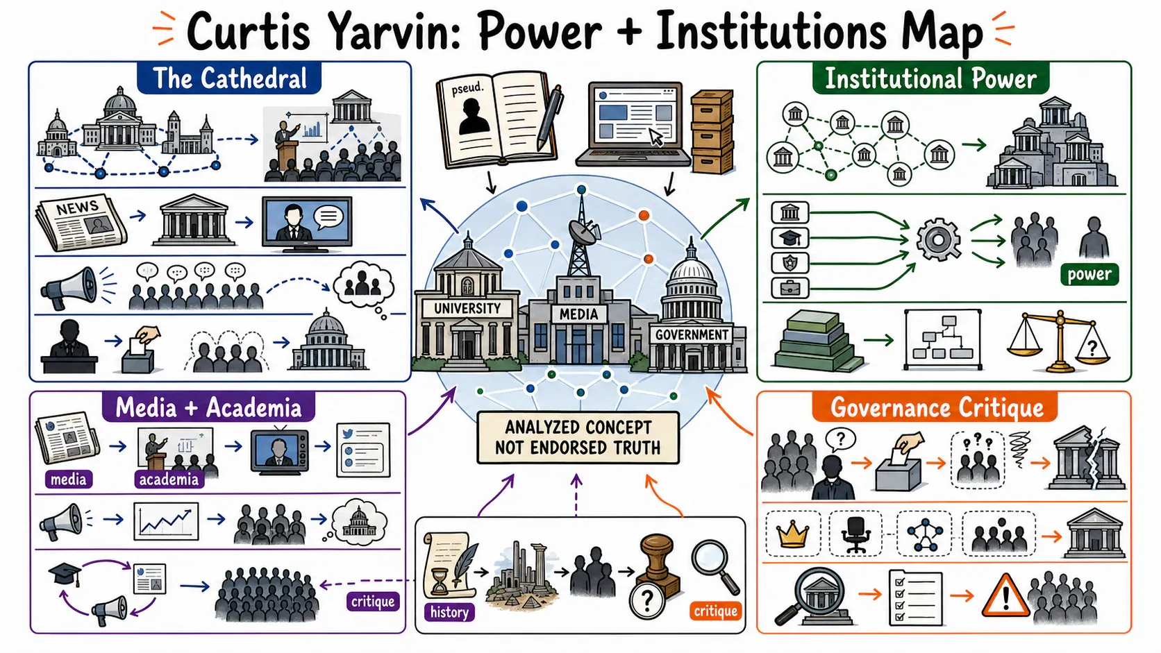 Infographic for "Lessons from Curtis Yarvin".