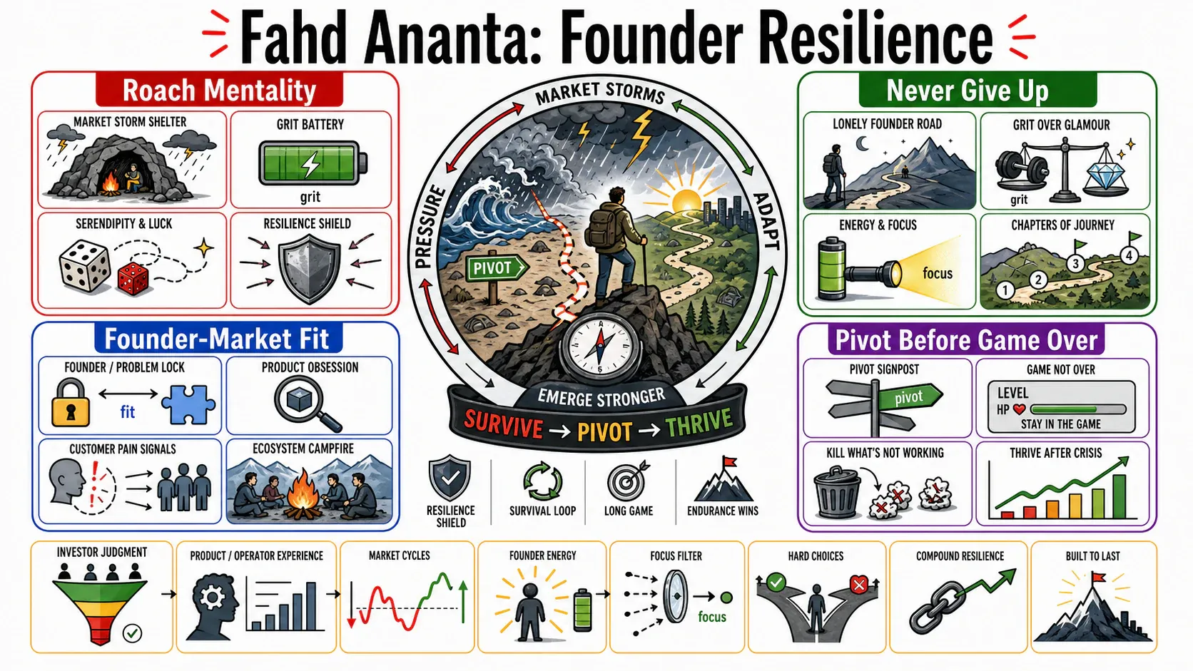 Infographic for "Lessons from Fahd Ananta".