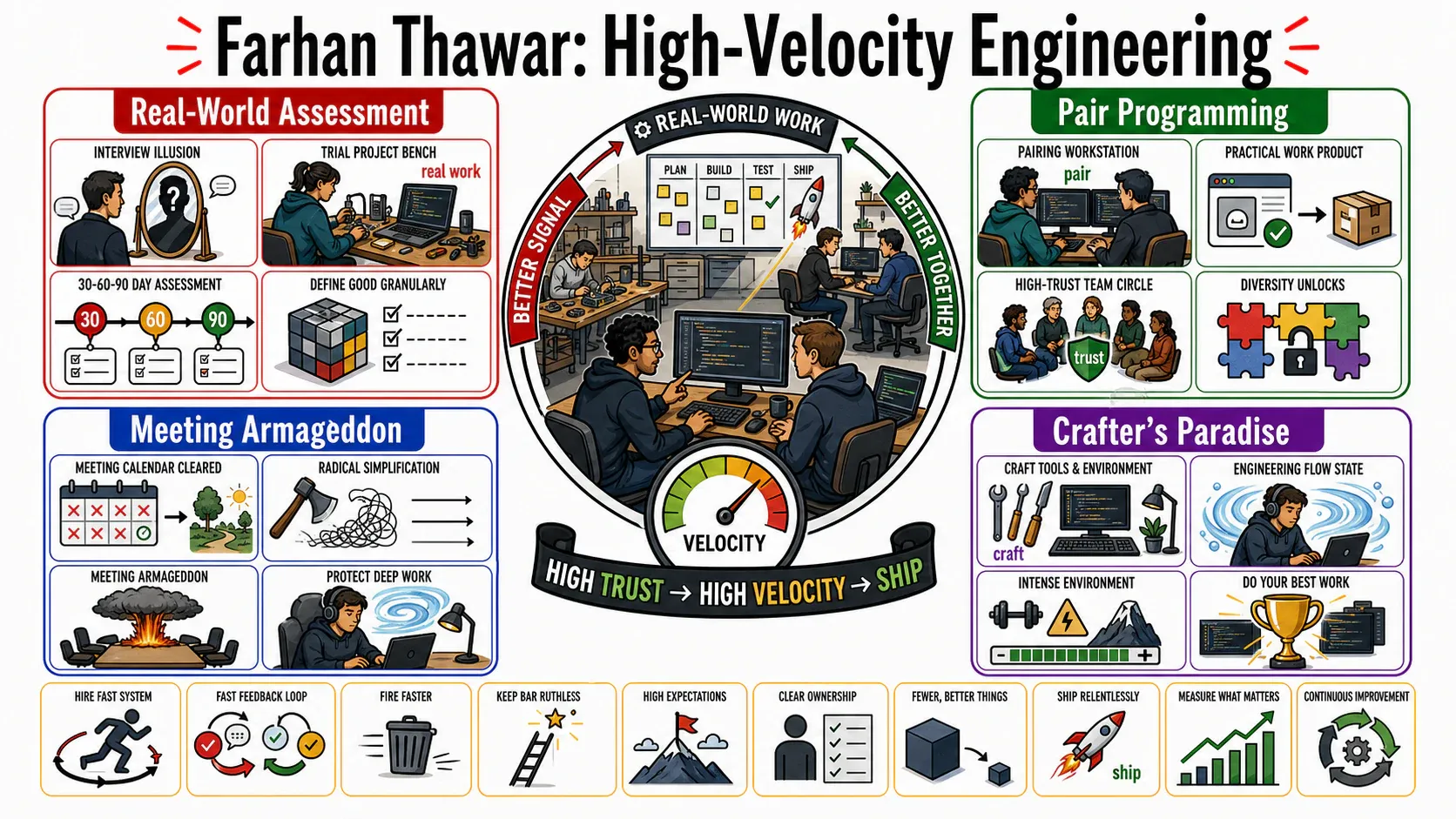 Infographic for "Lessons from farhan thawar".