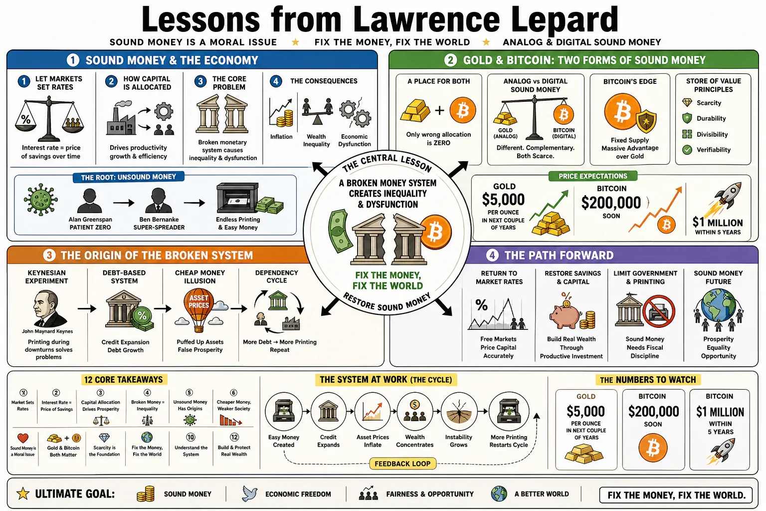 Infographic for "Lessons from Lawrence Lepard".